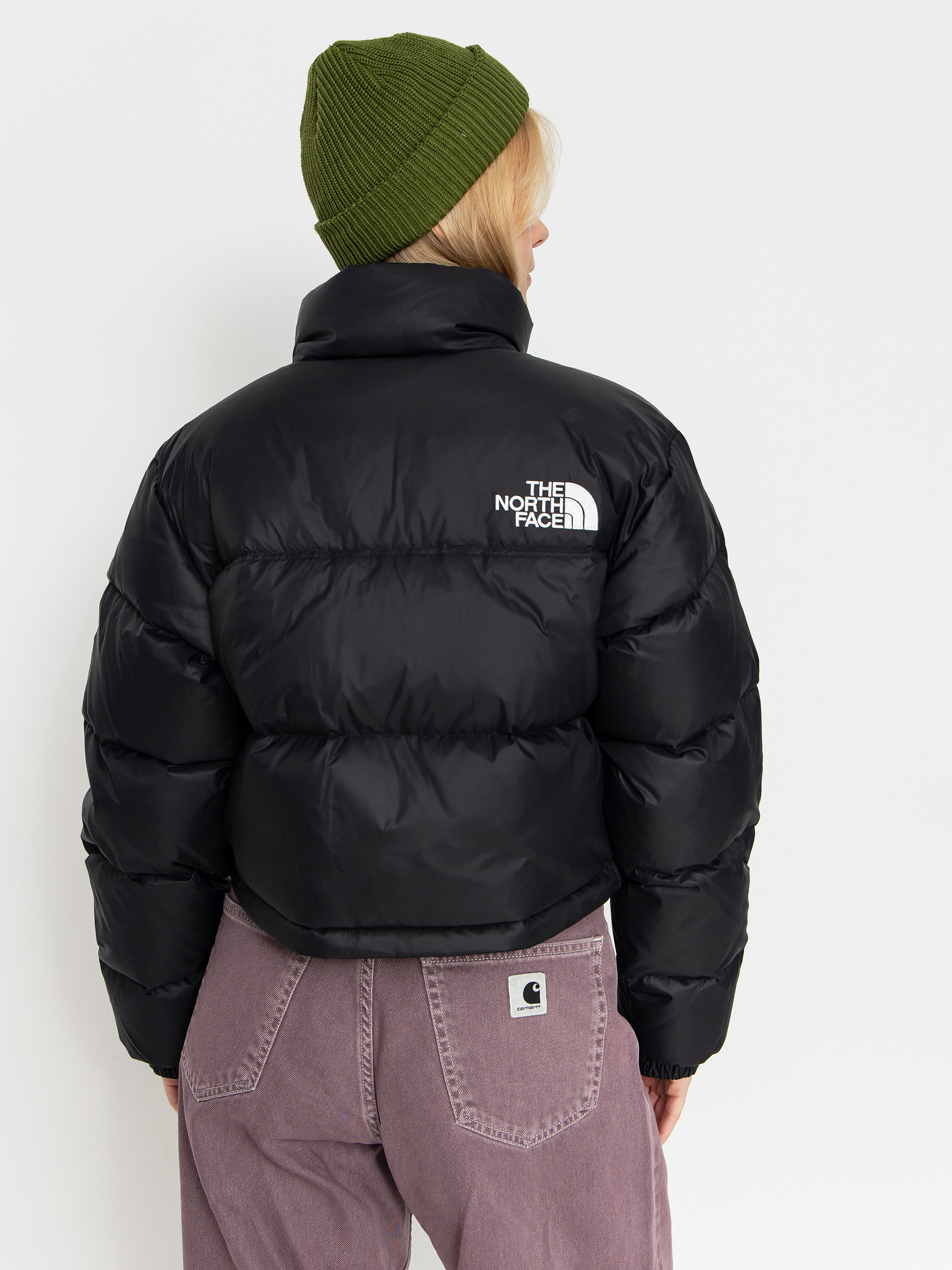The North Face Jacket Nuptse Short Wmn - black (tnf black/tnf black/r)