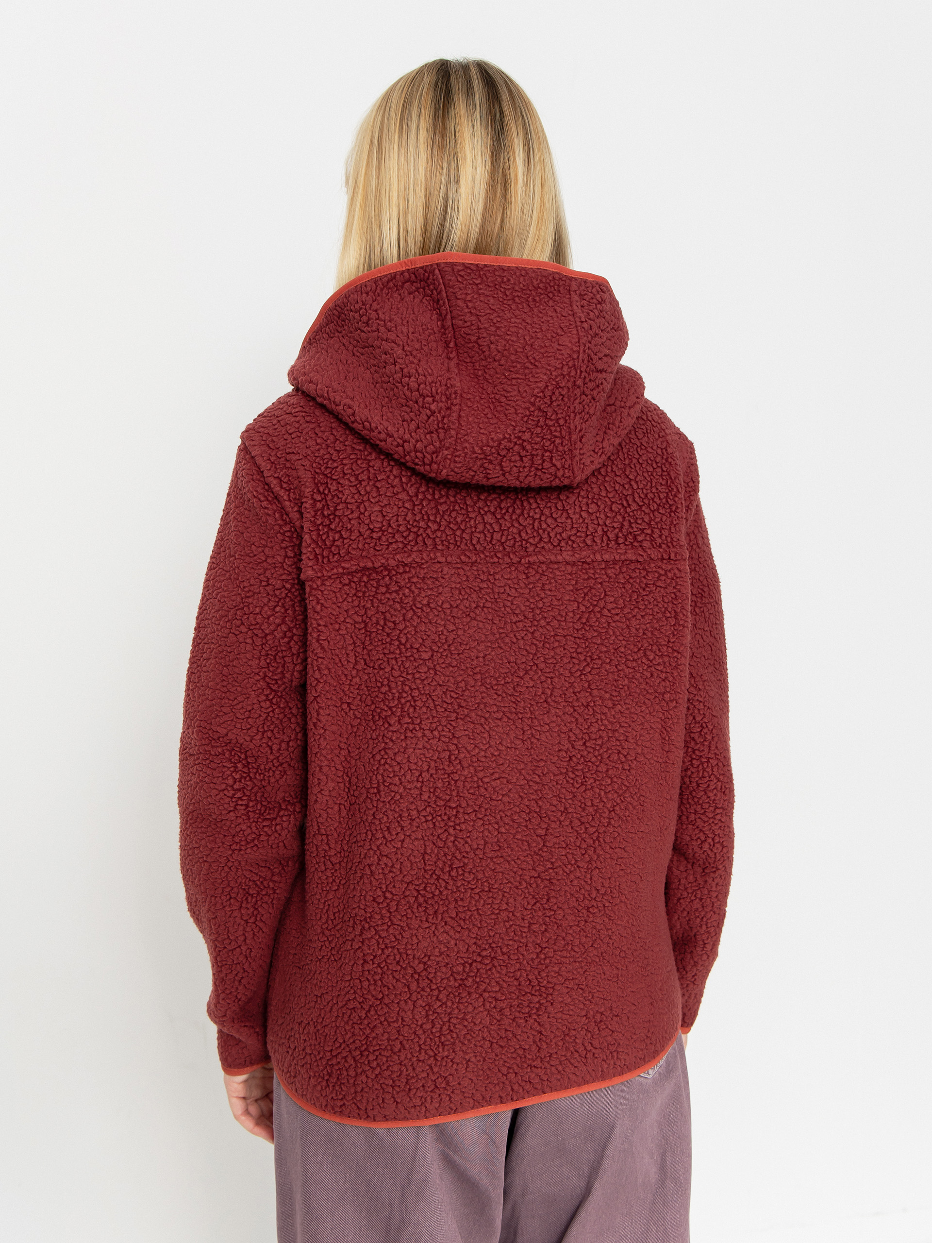 Damen Patagonia Retro Pile HD Fleece Jacke (sequoia red)