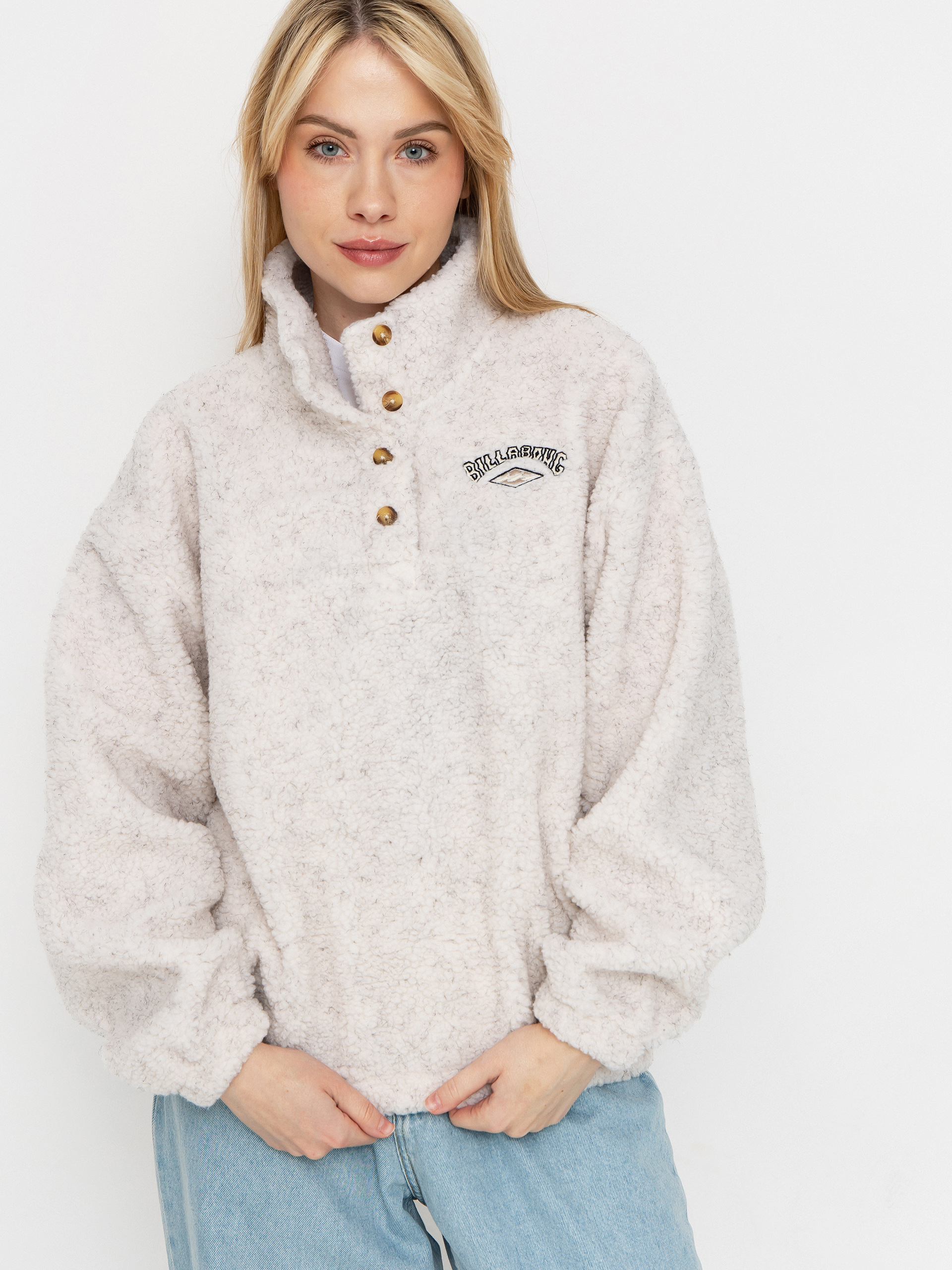 BILLABONG ロンスプ　XL women's Billabong Run The Road Wmn Fleece - beige (whitecap)
