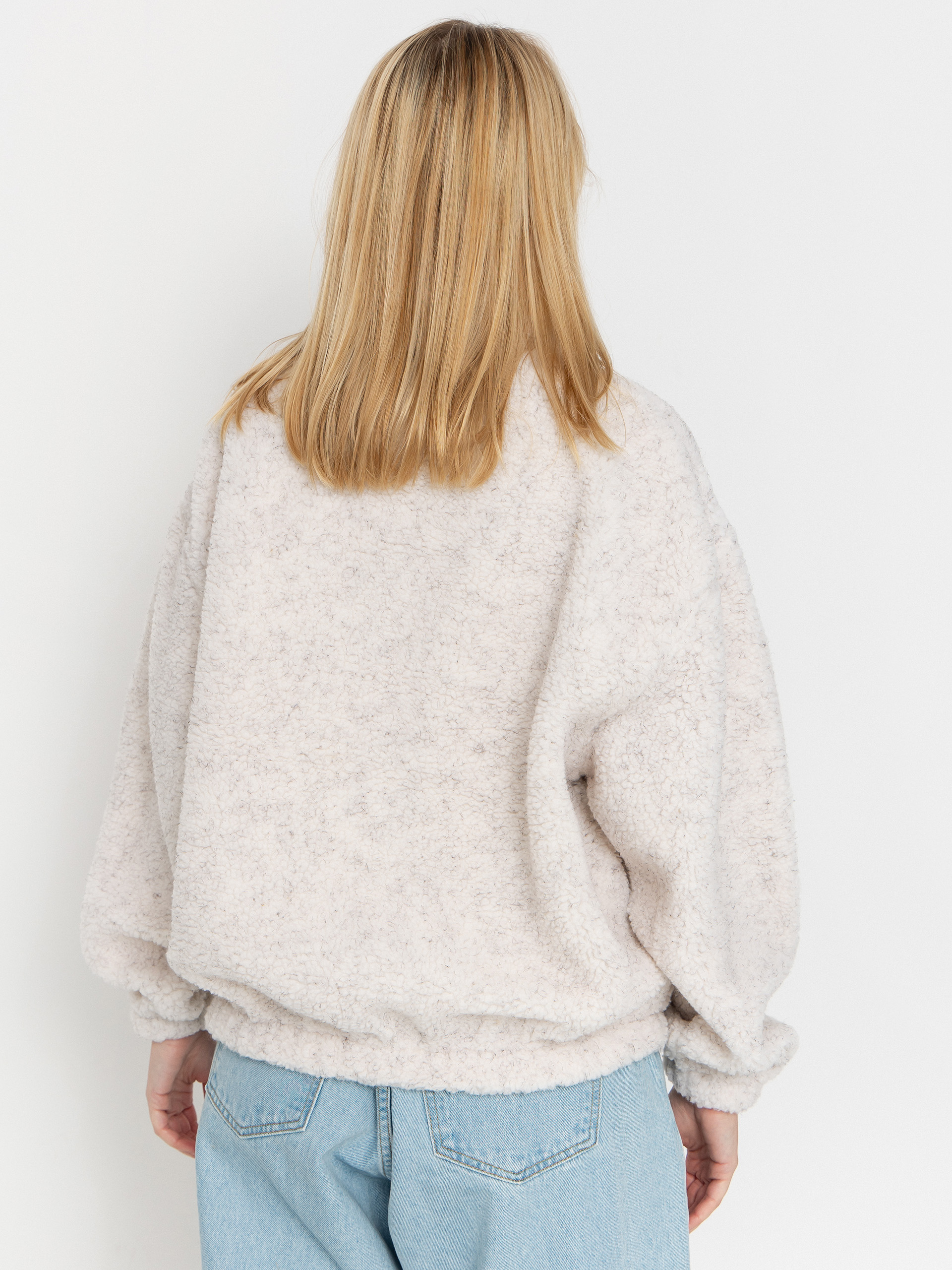 Damen Billabong Run The Road Fleece Jacke (whitecap)