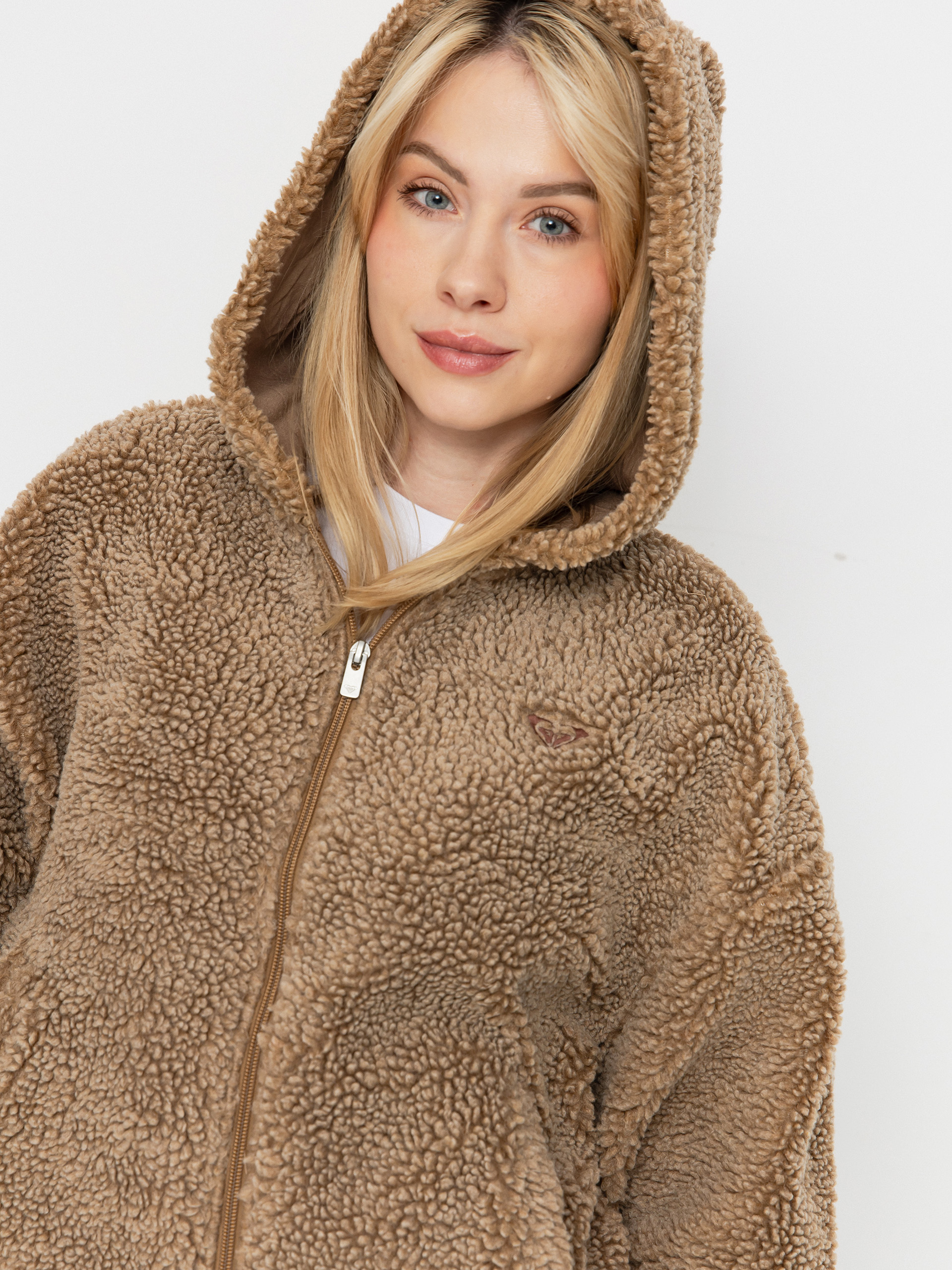 Roxy City Track Wmn Fleece - brown (woodsmoke)