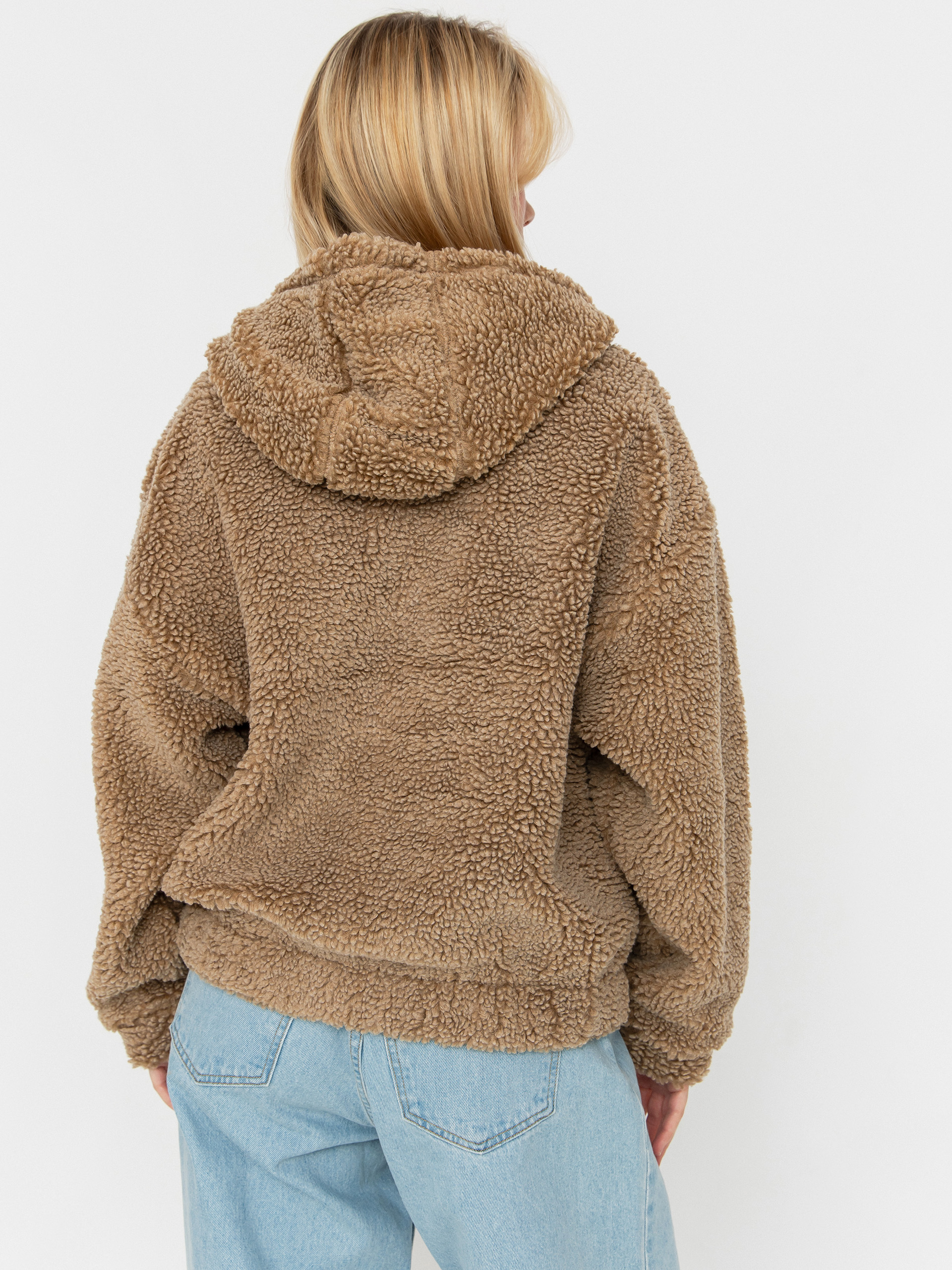 Damen Roxy City Track Fleece Jacke (woodsmoke)