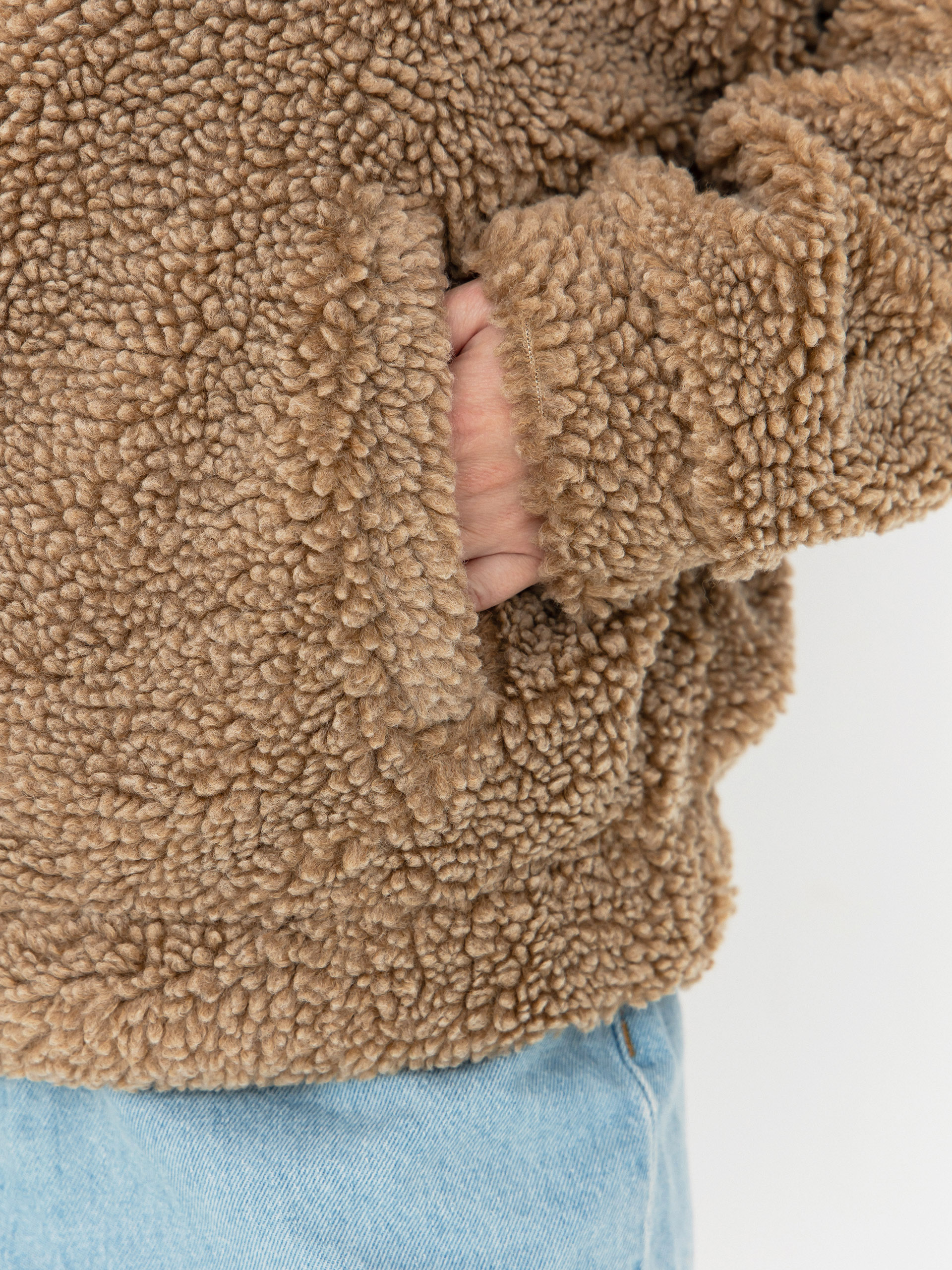 Womens Roxy City Track Fleece  (woodsmoke)