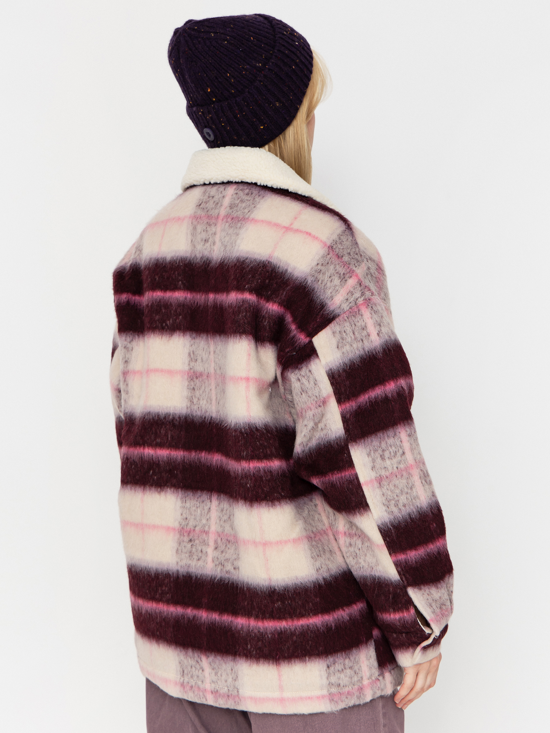 Roxy Passage Of Time Wmn Jacket - burgundy (parchment mariachi plaid)