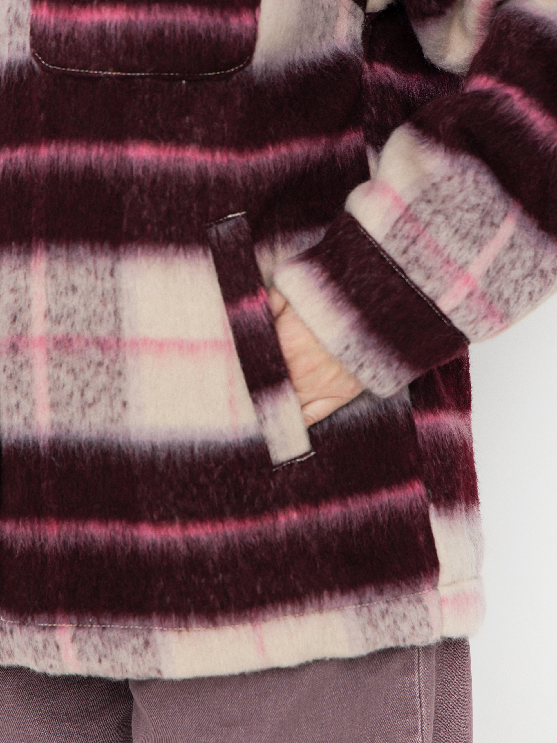 Roxy Passage Of Time Wmn Jacket (parchment mariachi plaid)