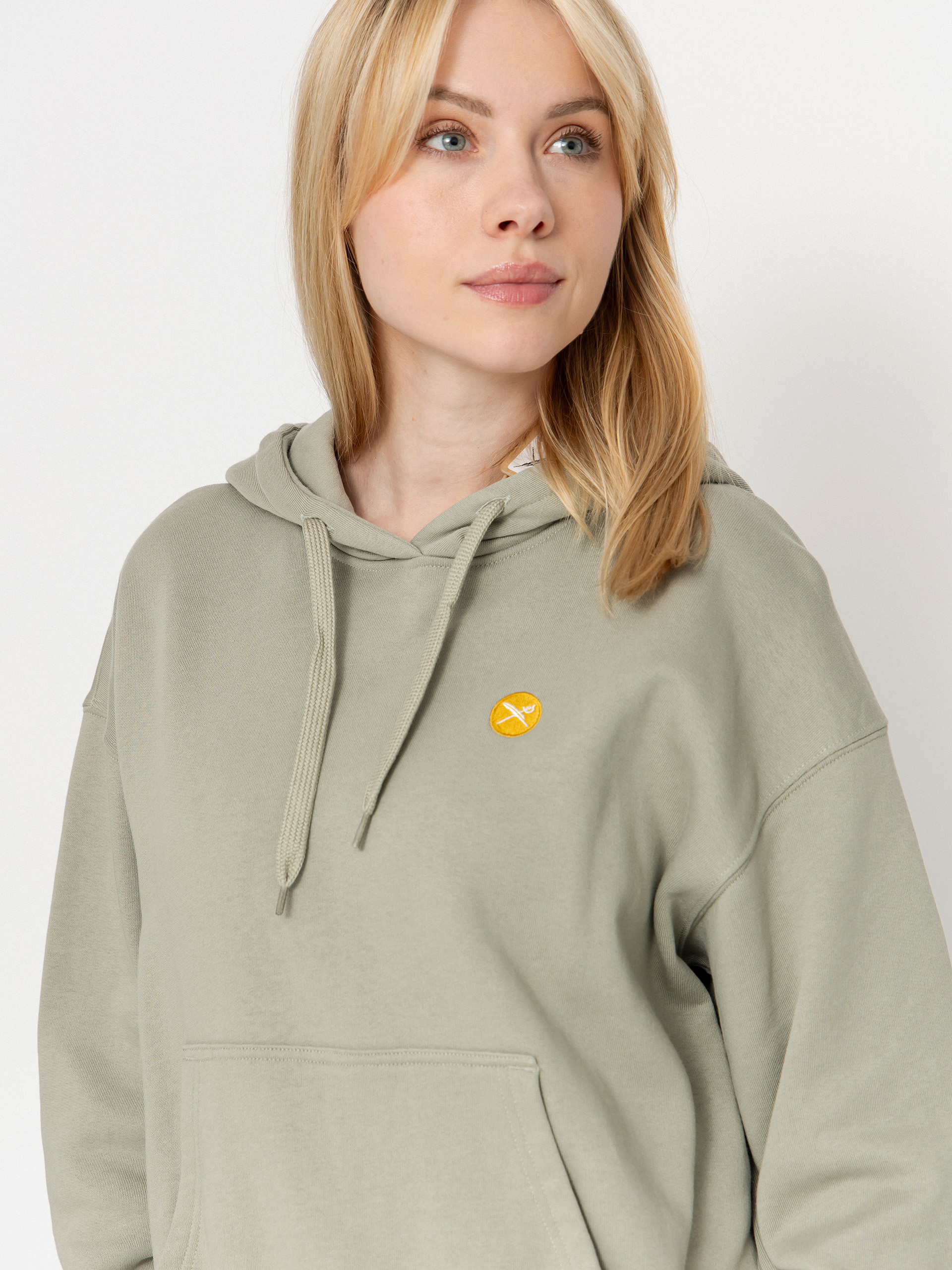 Iriedaily Round Flag HD Wmn Hoodie (lint)