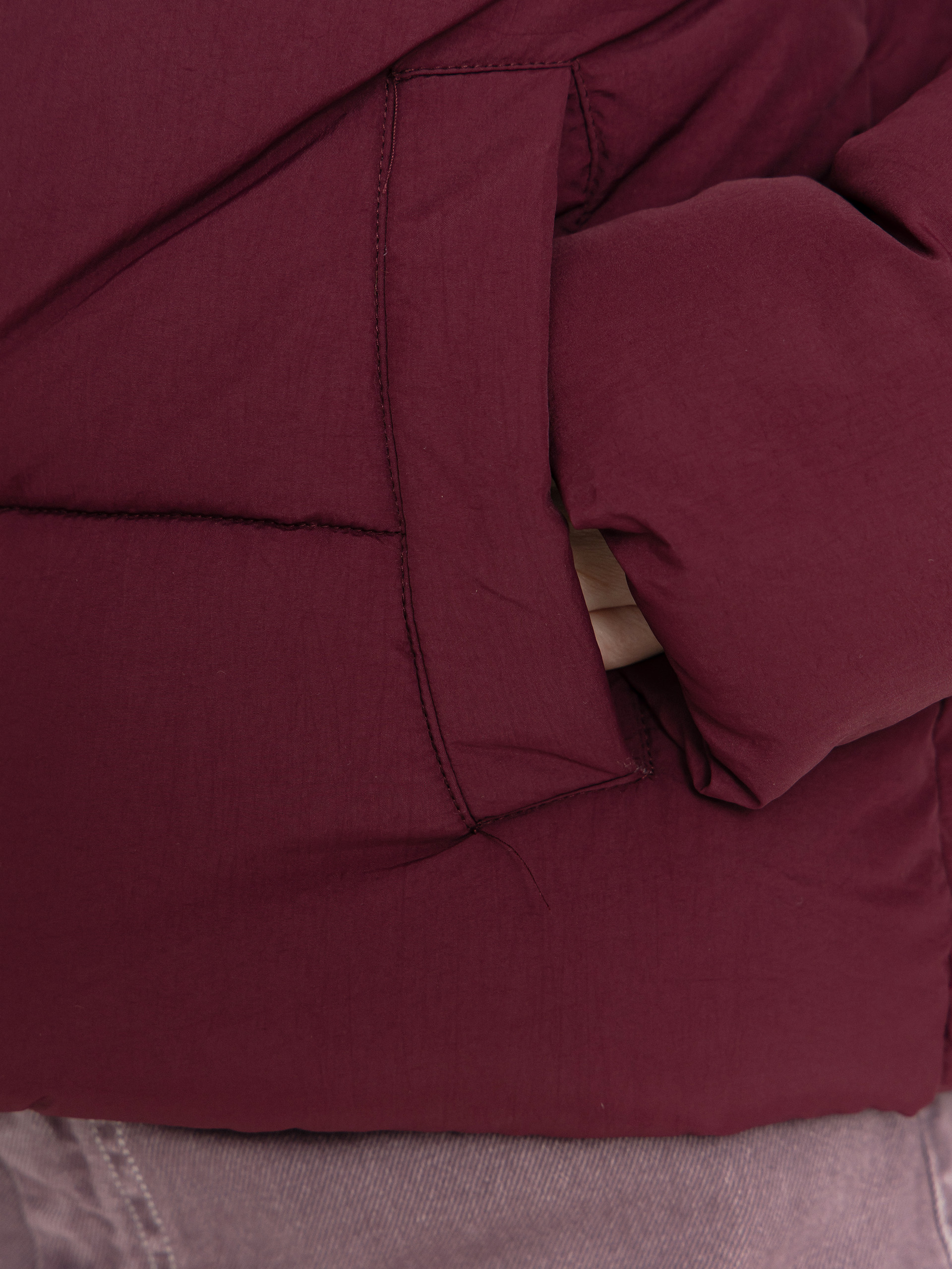 Santa Cruz Strip 2 In 1 Quilted Wmn Jacket (dark cherry)