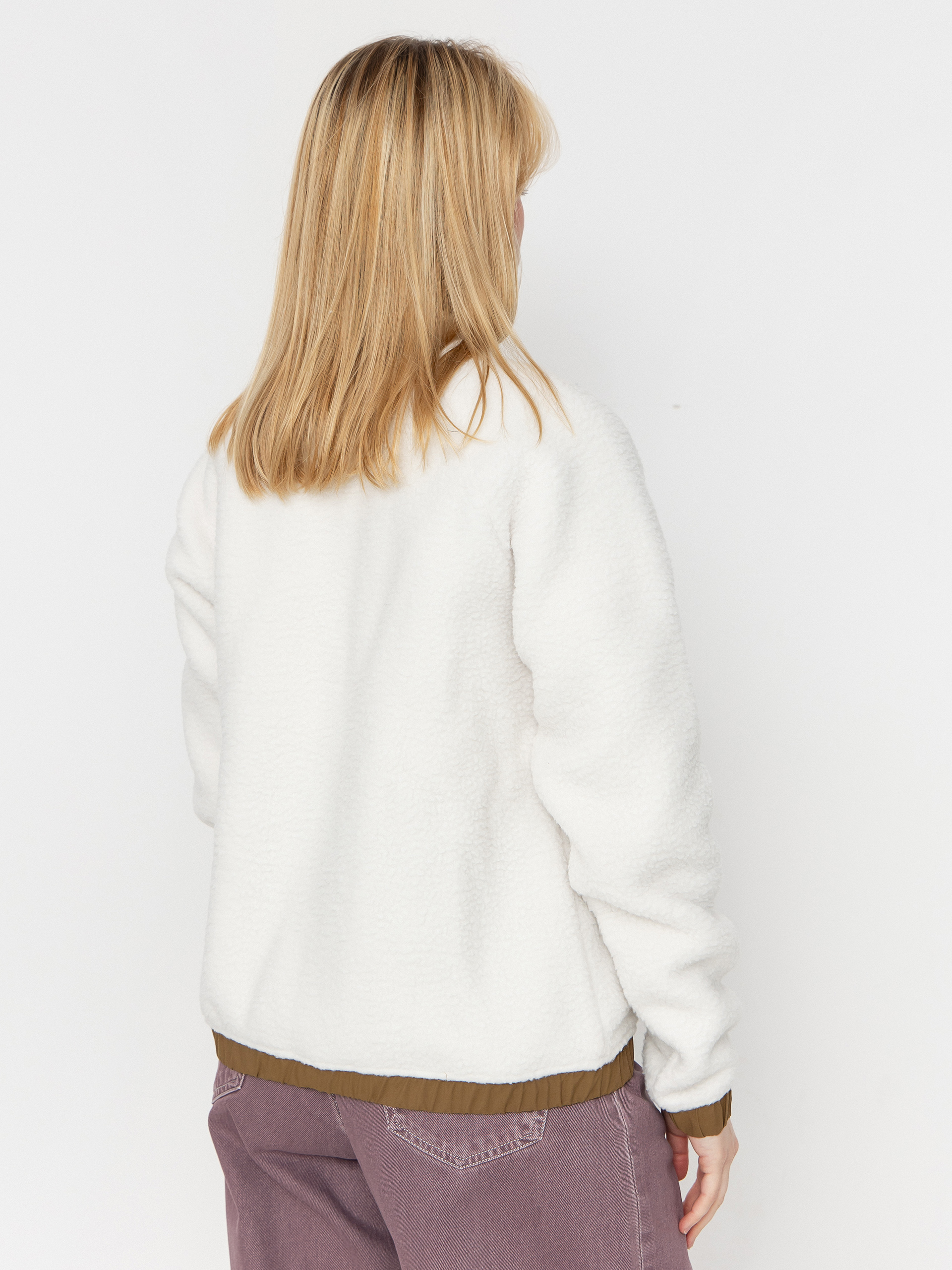 Damen Helly Hansen Fleece Jacke Imperial Pile Snap (snow)