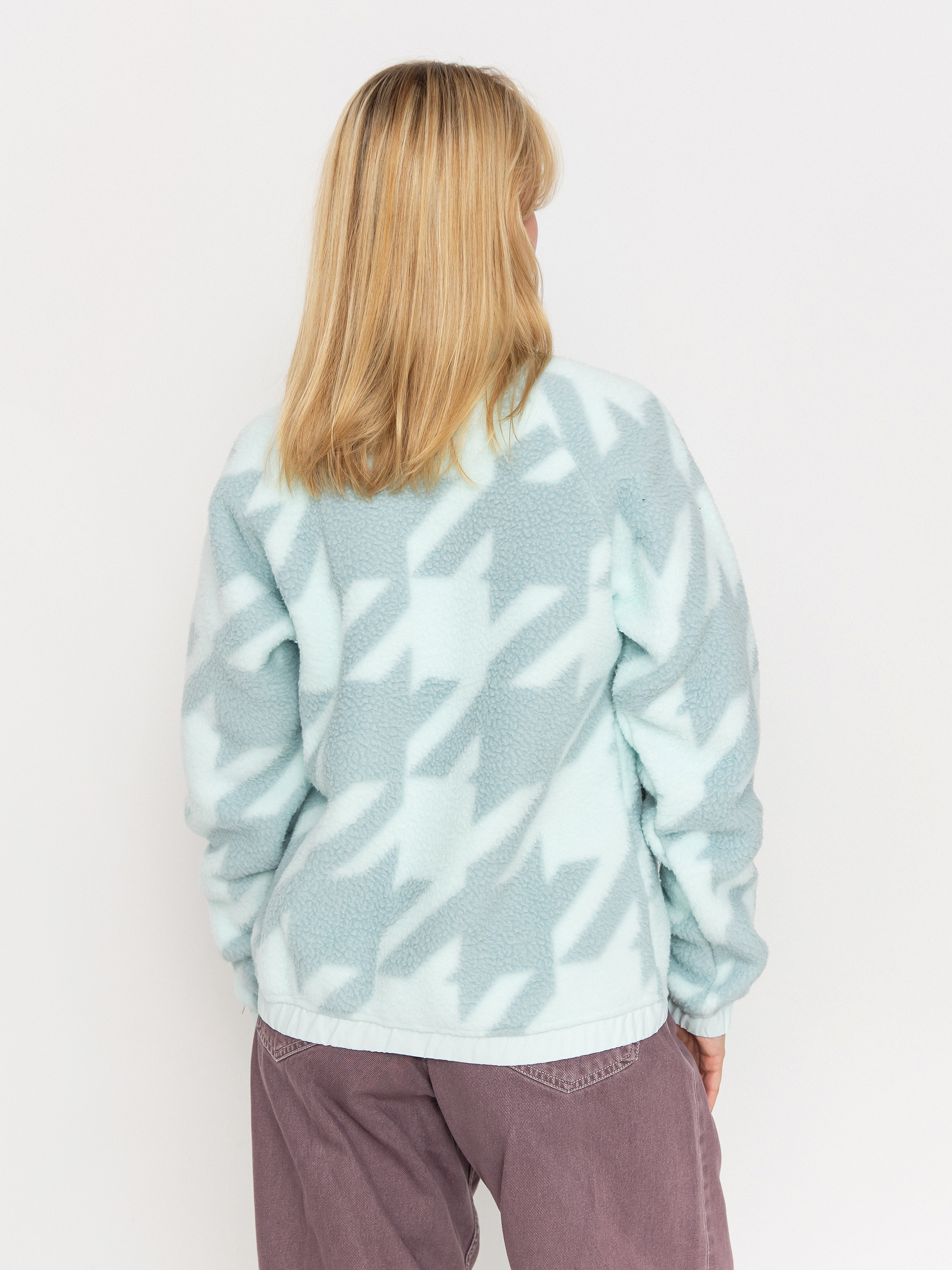 Damen Helly Hansen Fleece Jacke Imperial Printed Pile Snap (icicle houndstooth aop)