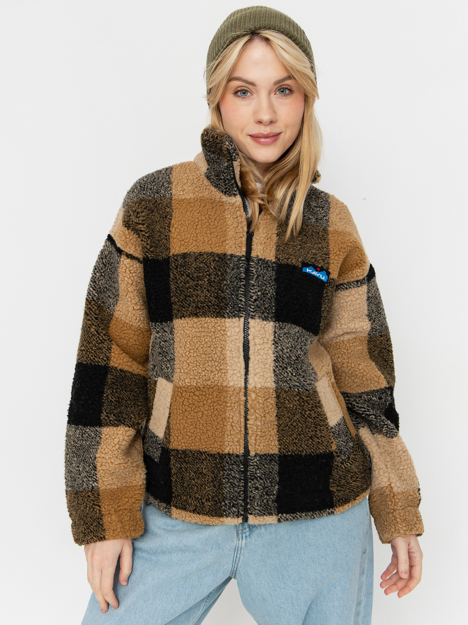 Kavu Loven Wmn Fleece Jacke (hilltop plaid)