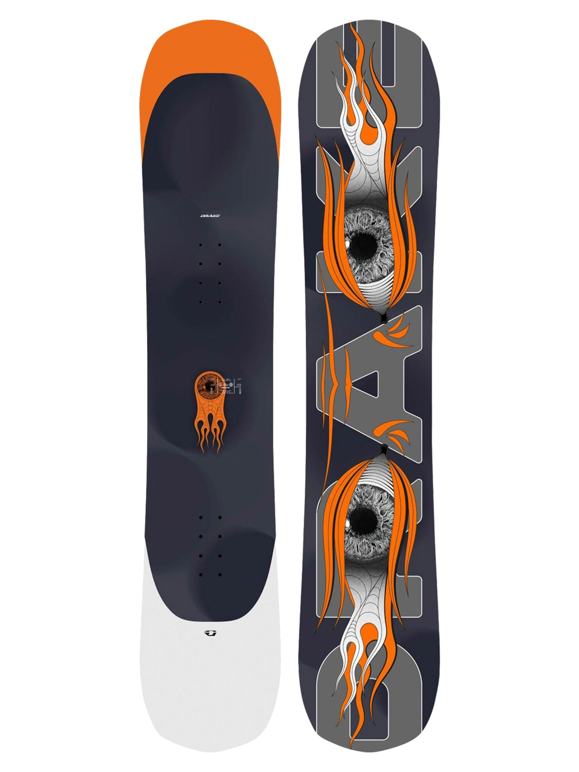 Drake Snowboard League - black, orange, multicolor