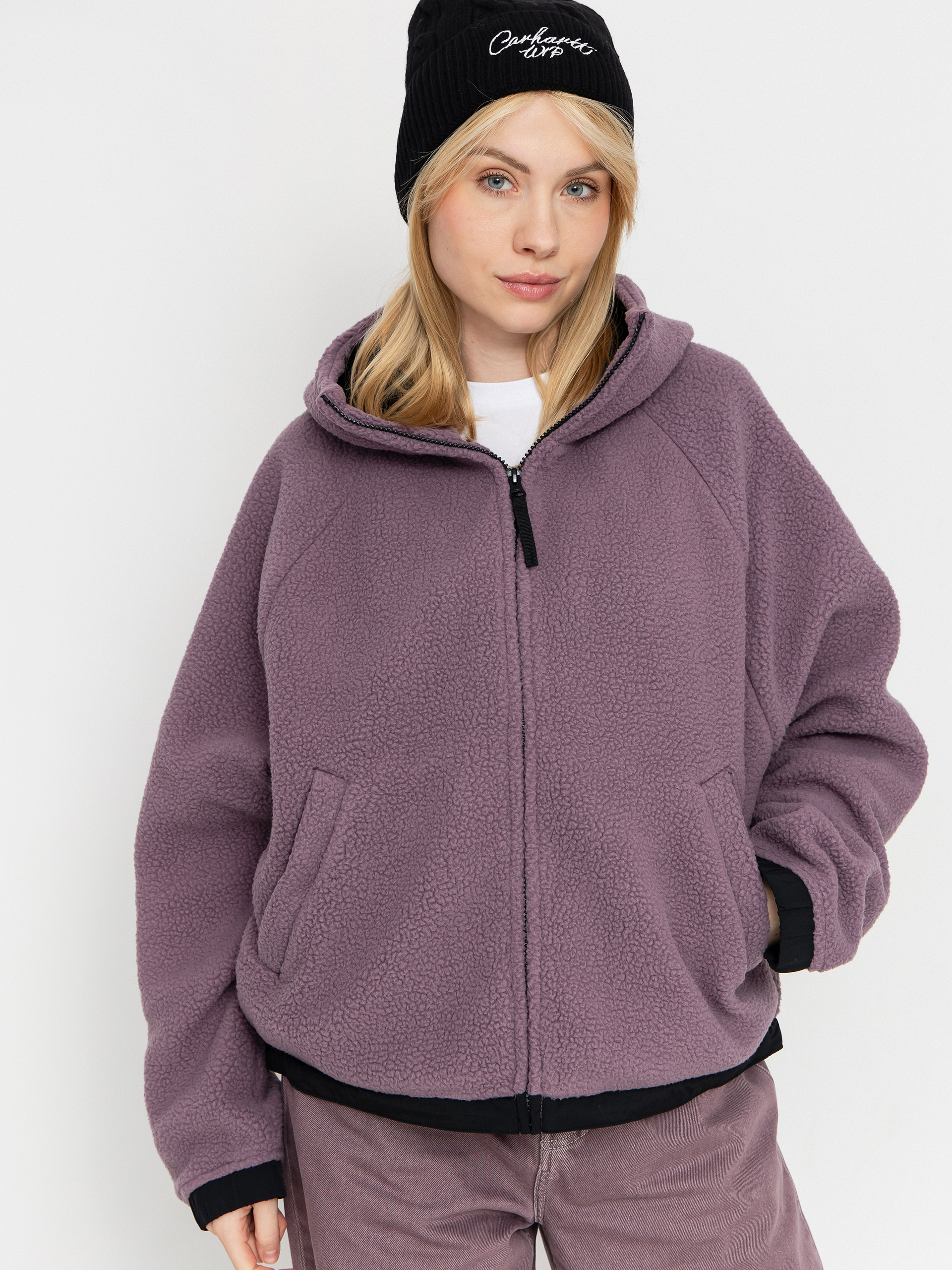 Carhartt WIP Fleece Helix Wmn - violet, pink (phlox/porphyry)