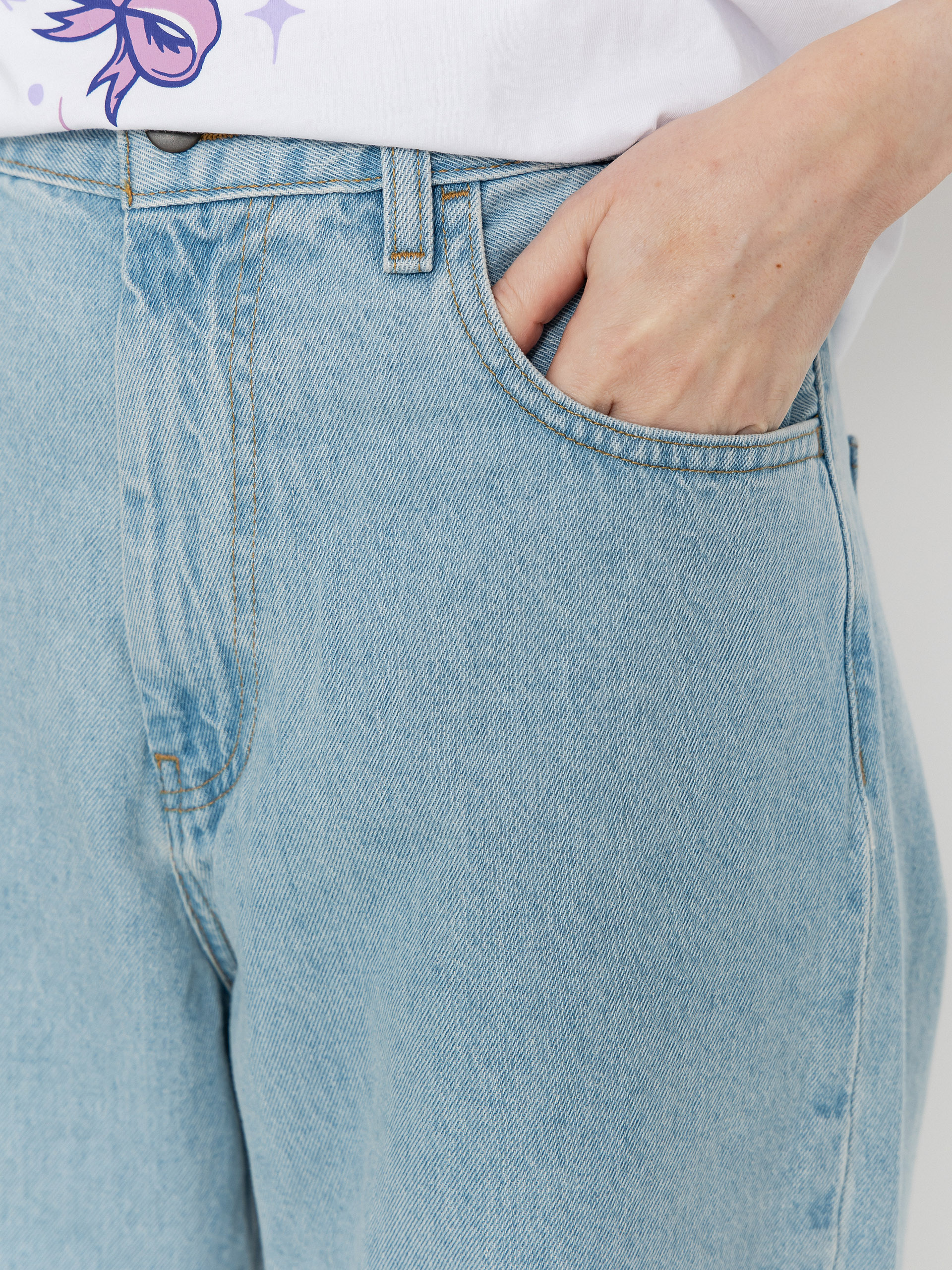 Carhartt WIP Pants Brandon Wmn (blue/heavy stone bleached)