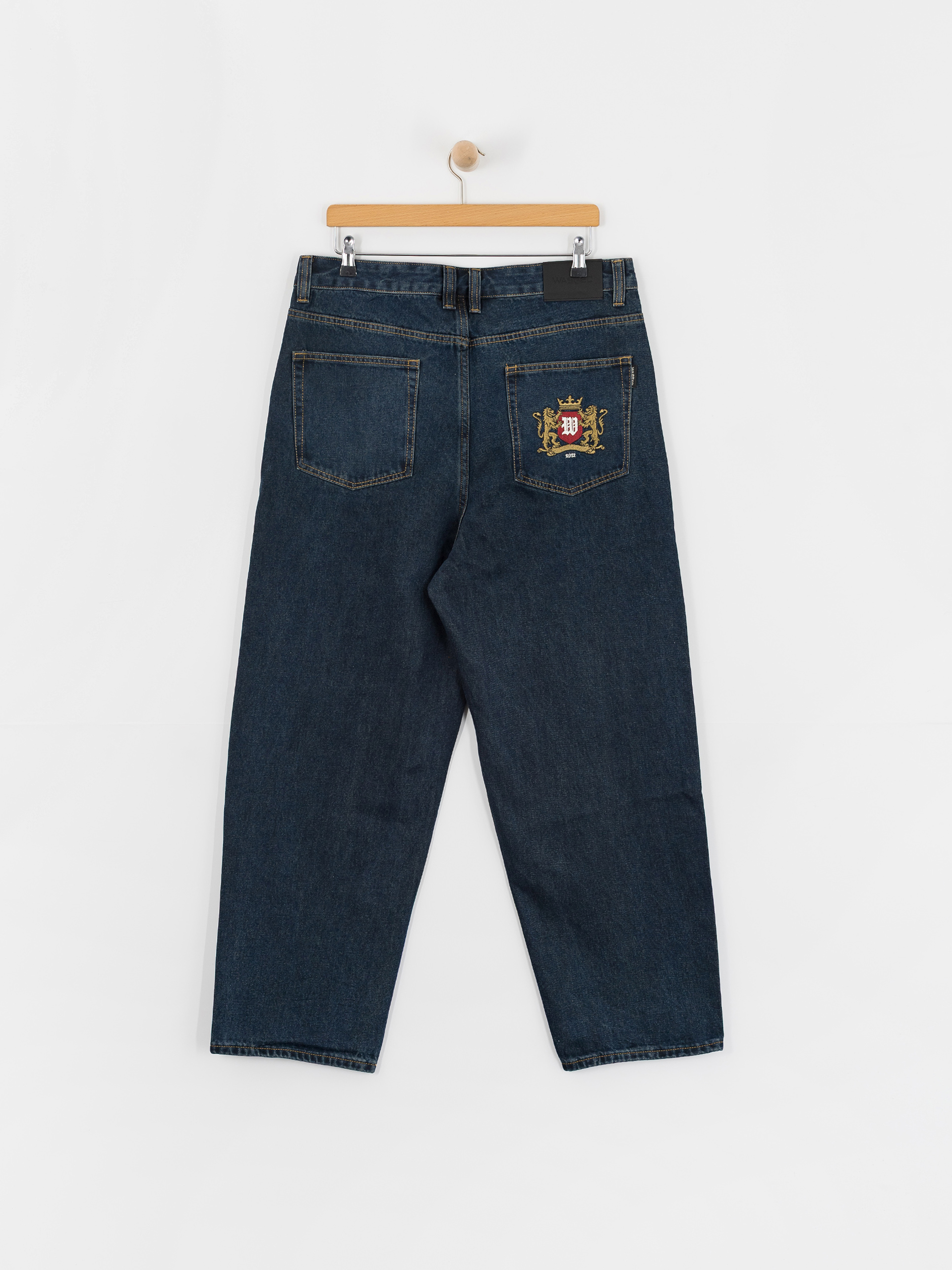 Wasted Paris Pants Crest Casper (raw blue)