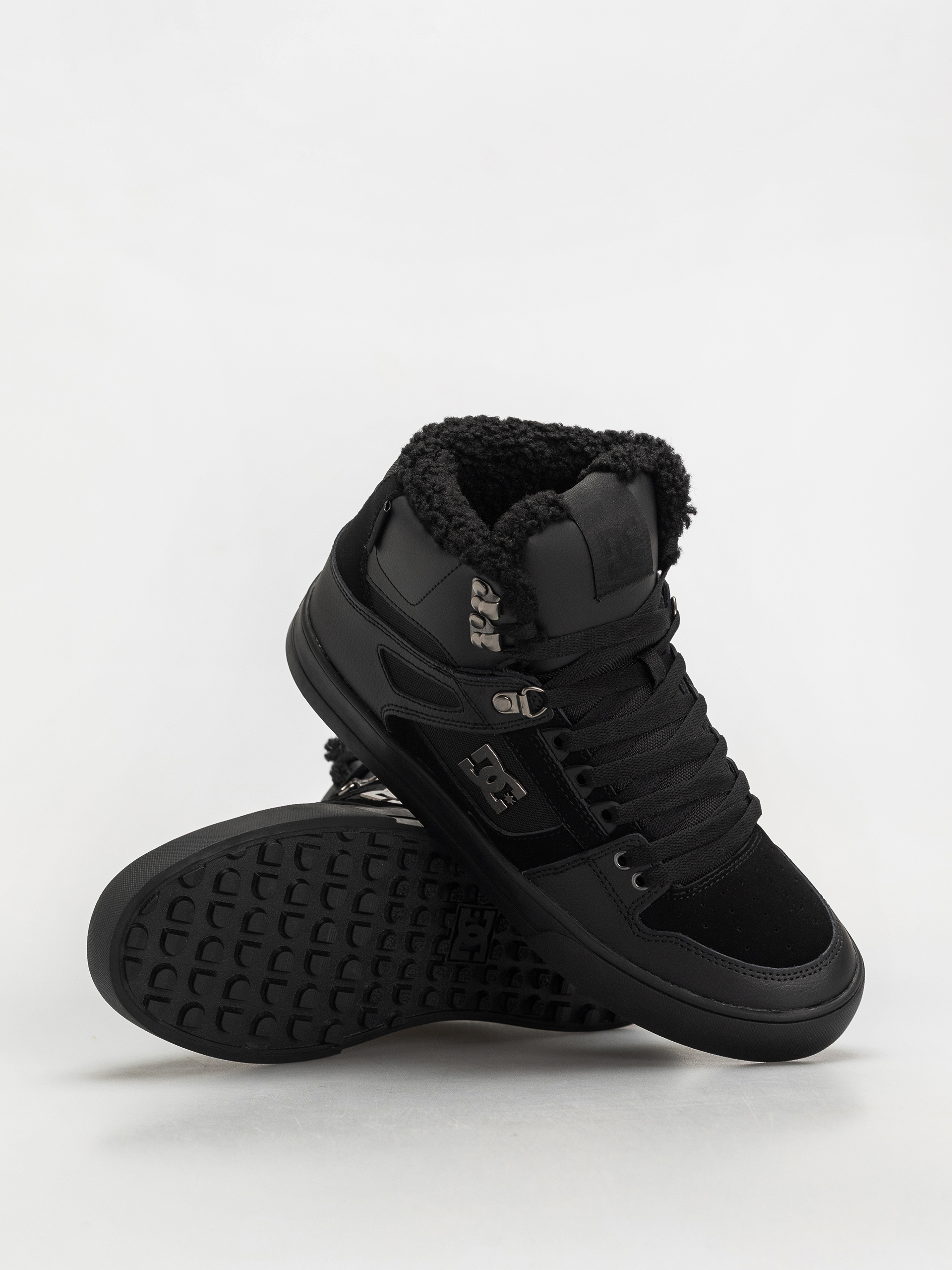 DC Pure High Top Wc Wnt Shoes (black/black/black)