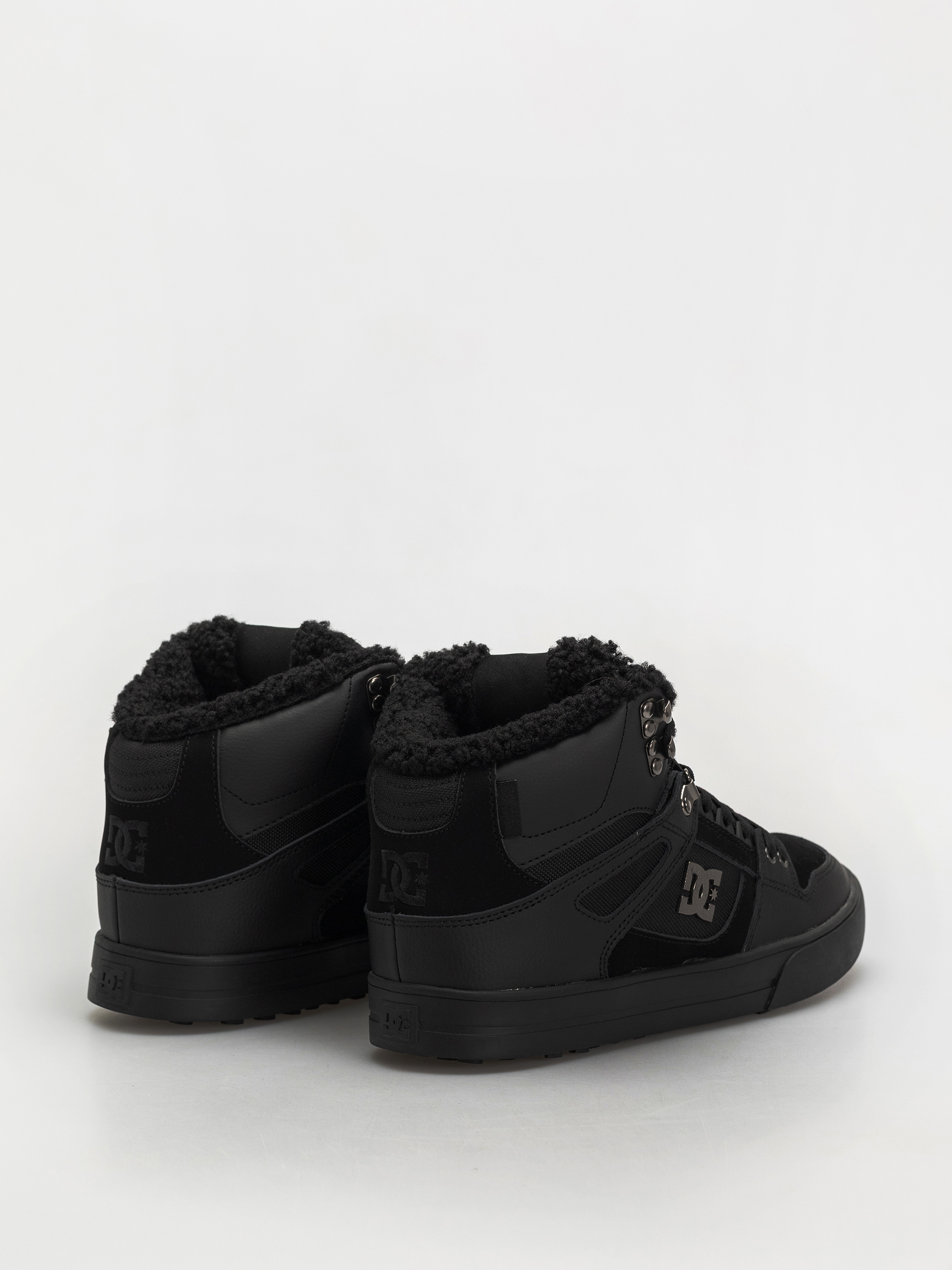 DC Pure High Top Wc Wnt Shoes (black/black/black)