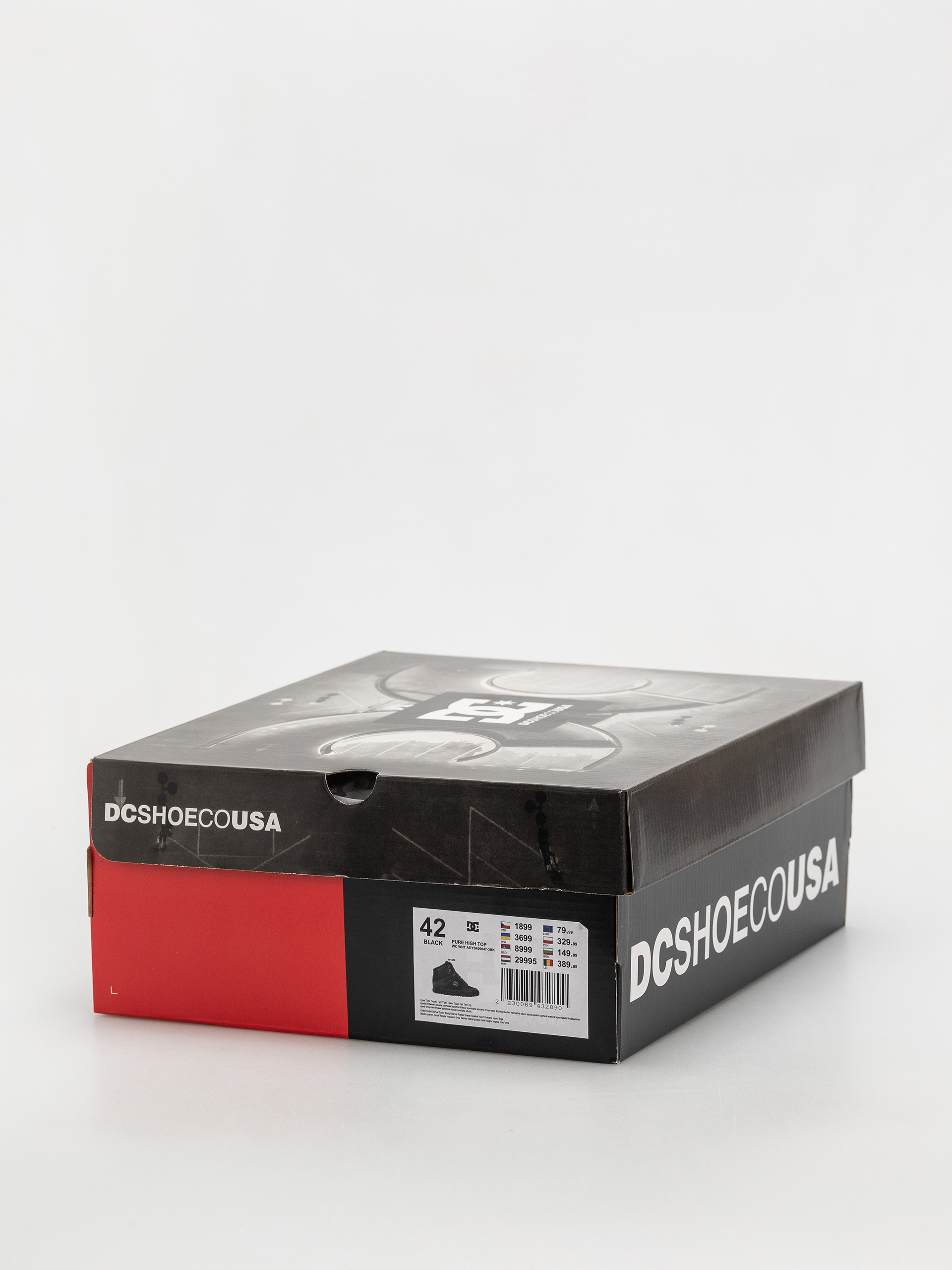 DC Pure High Top Wc Wnt Shoes (black/black/black)