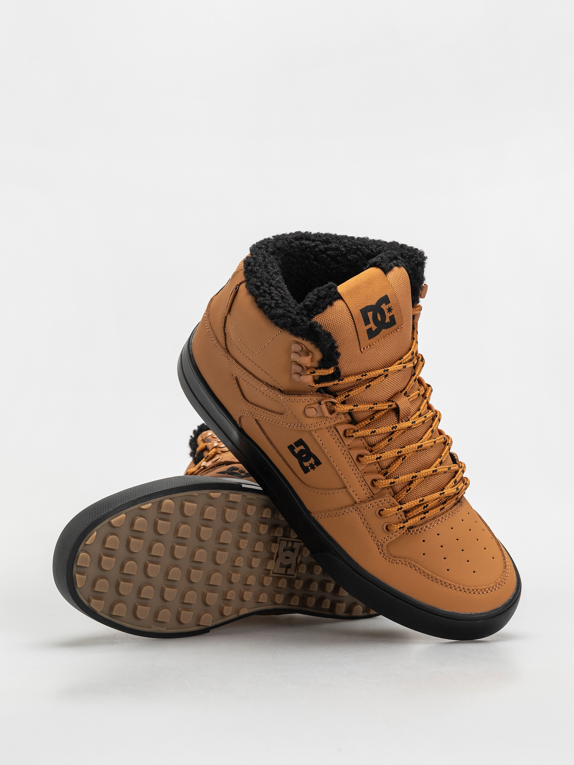 DC Pure High Top Wc Wnt Shoes (wheat)