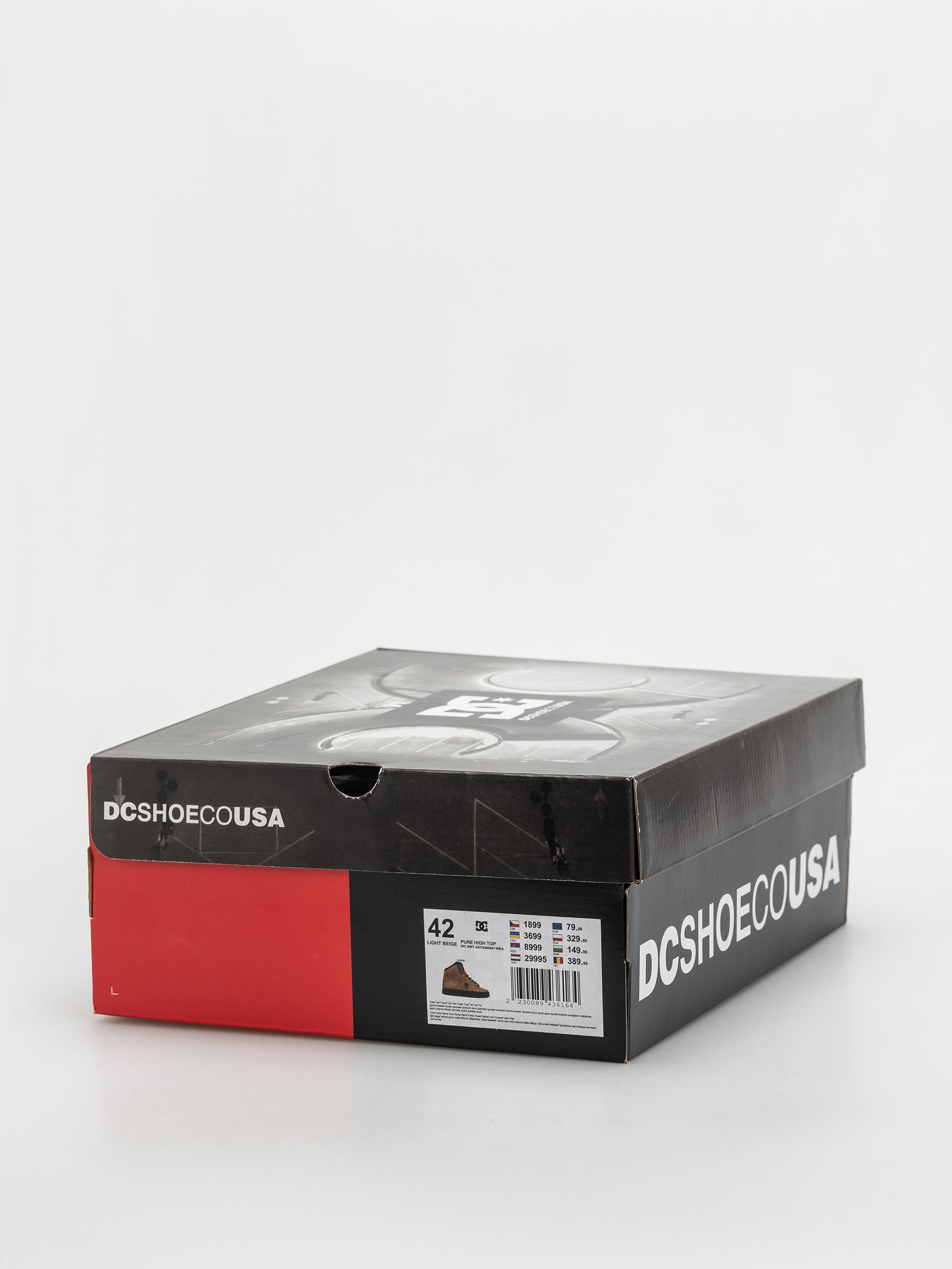 DC Pure High Top Wc Wnt Shoes (wheat)