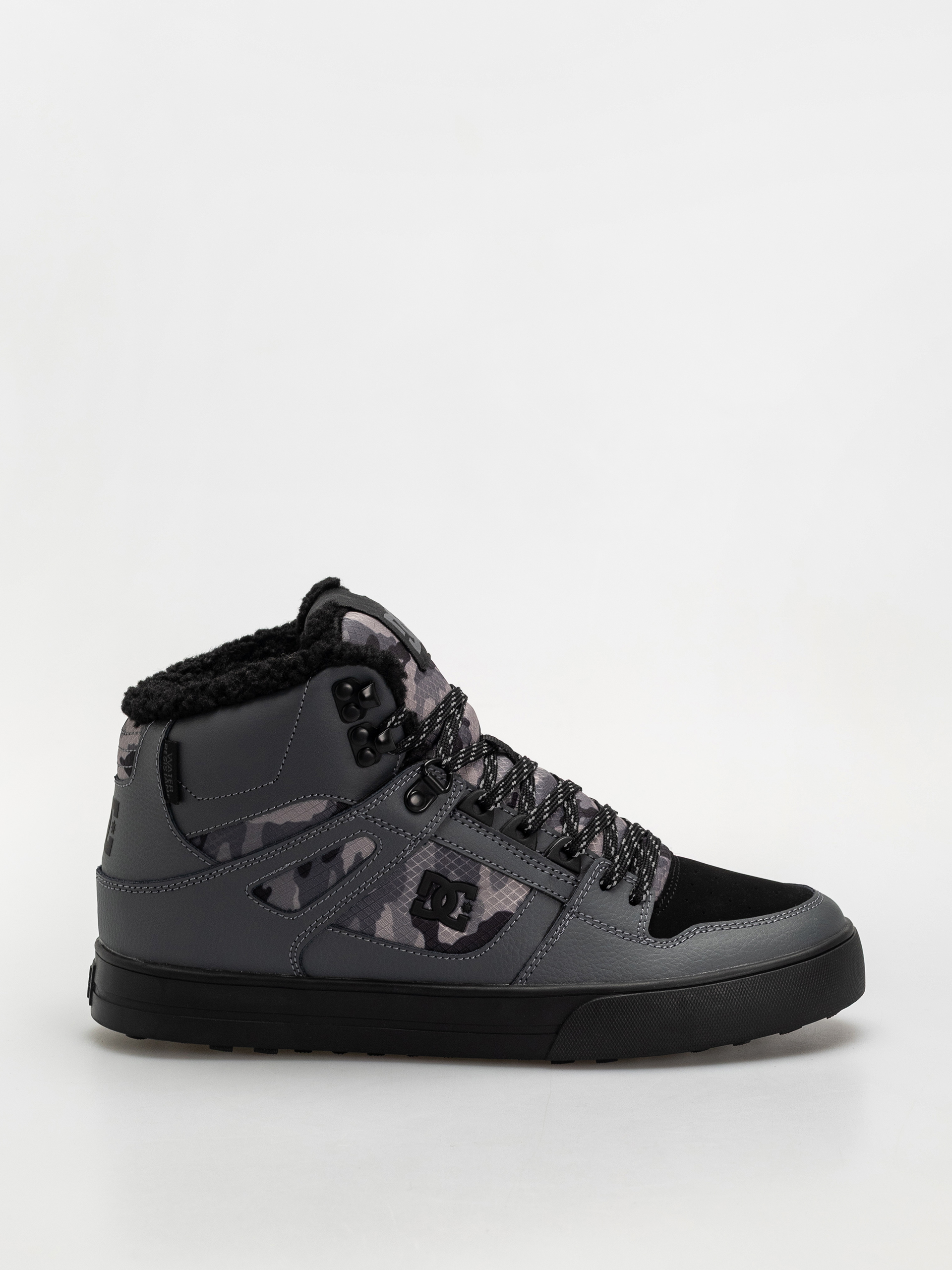 DC Pure High Top Wc Wnt Shoes (dark grey/black)