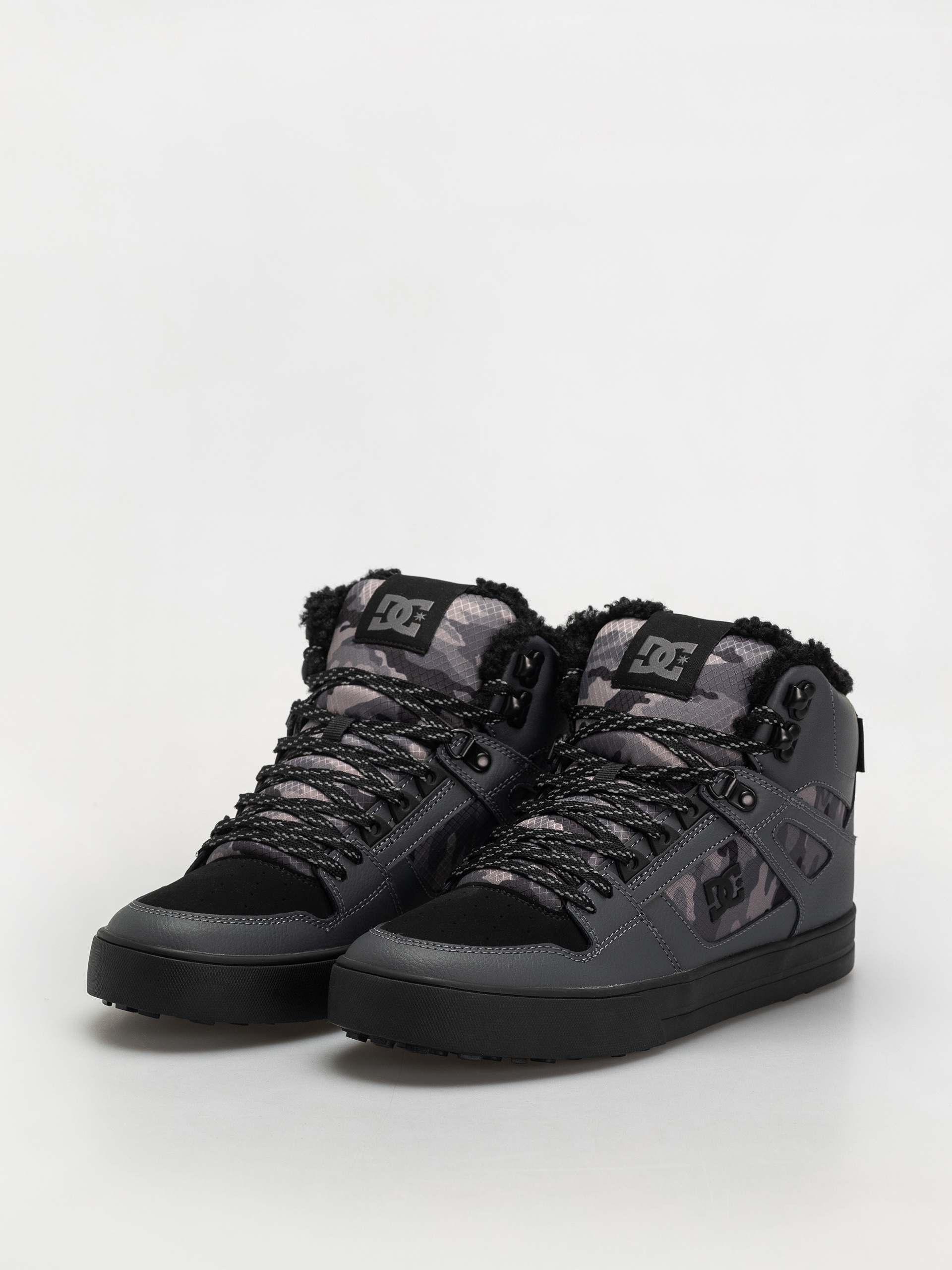 DC Pure High Top Wc Wnt Shoes (dark grey/black)