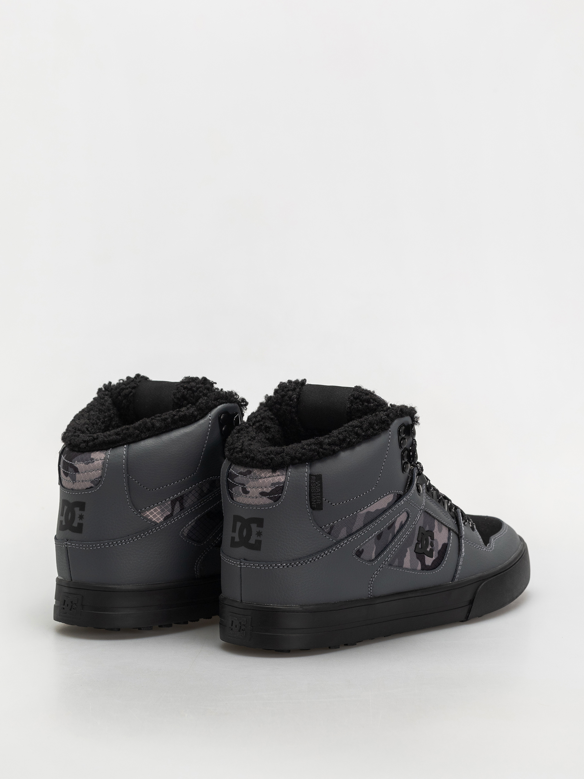 DC Pure High Top Wc Wnt Shoes (dark grey/black)
