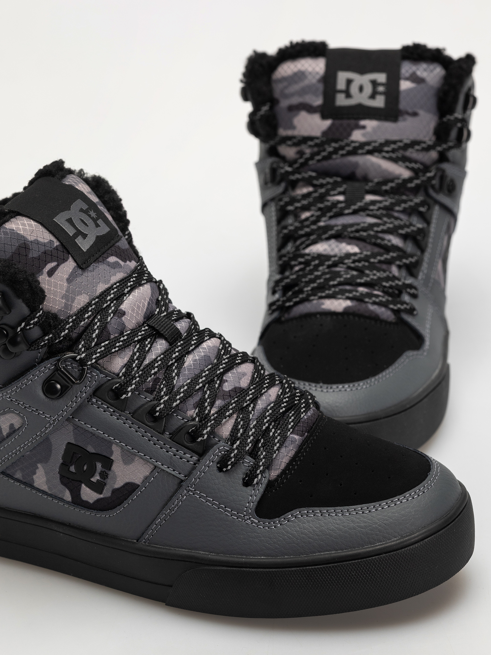 DC Pure High Top Wc Wnt Shoes (dark grey/black)