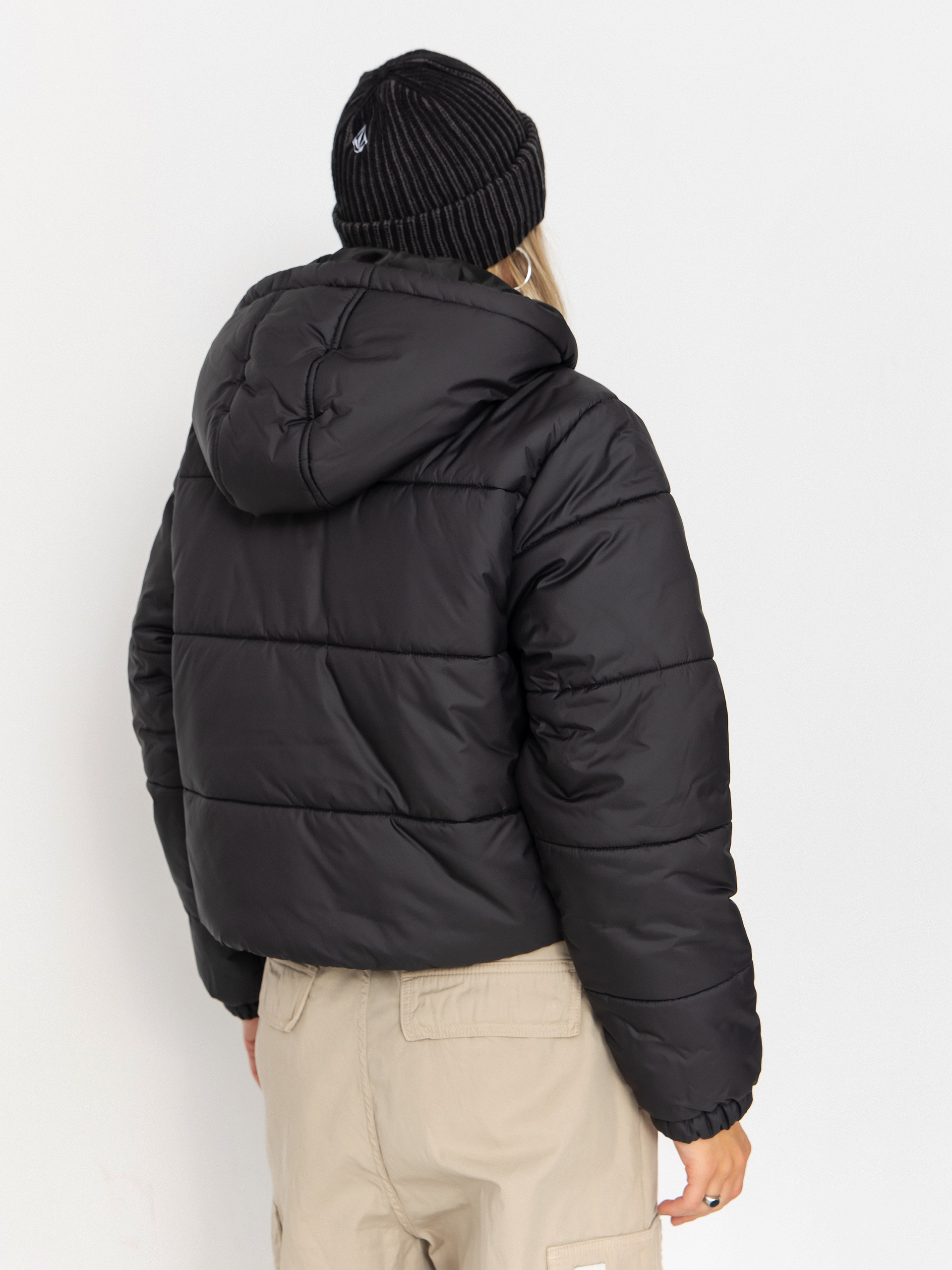 Vans Hillgate Cropped Puffer Jacke Wmn (black)