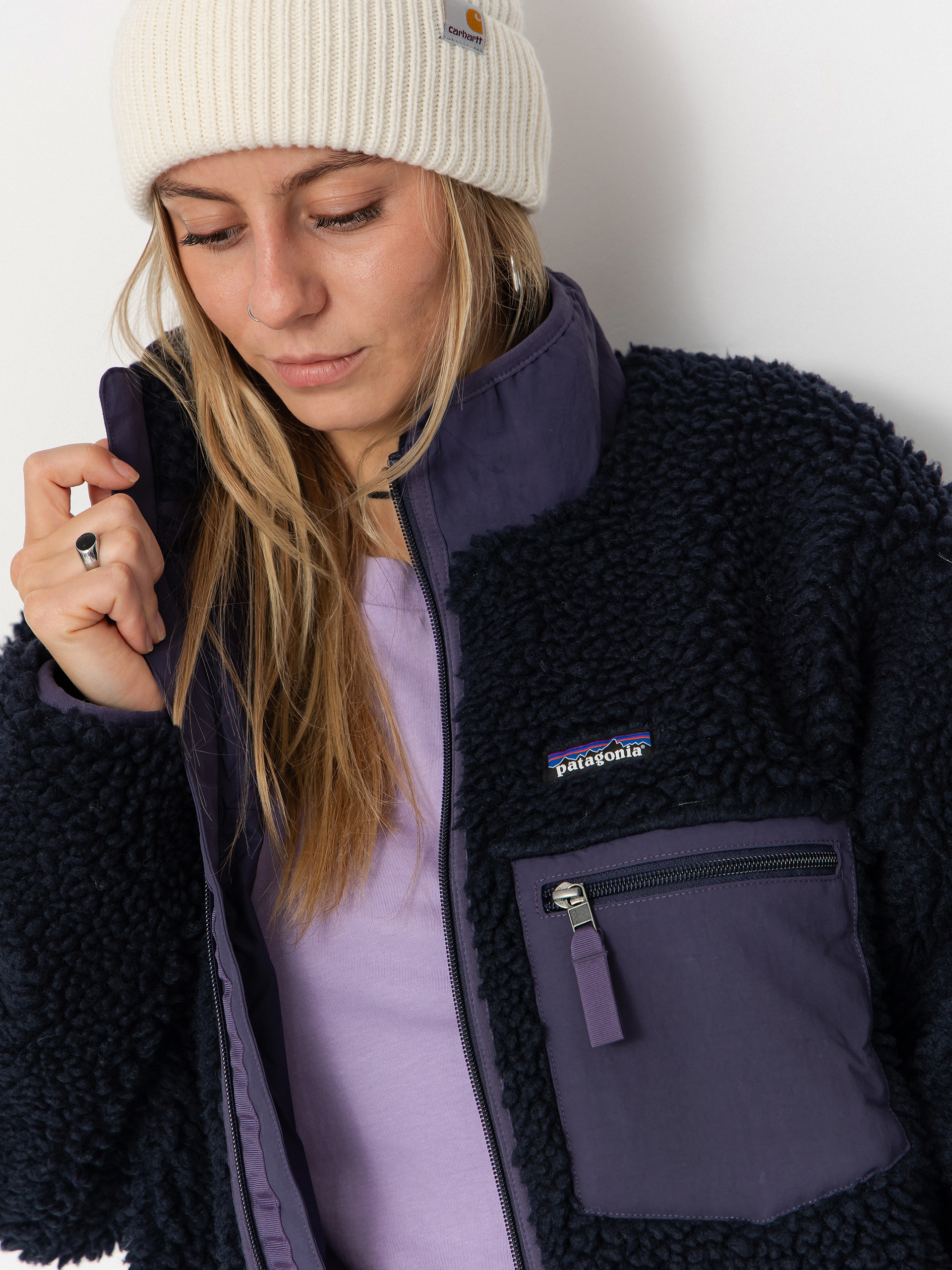 Patagonia Classic Retro X Wmn Jacket - navy blue (sunken blue)