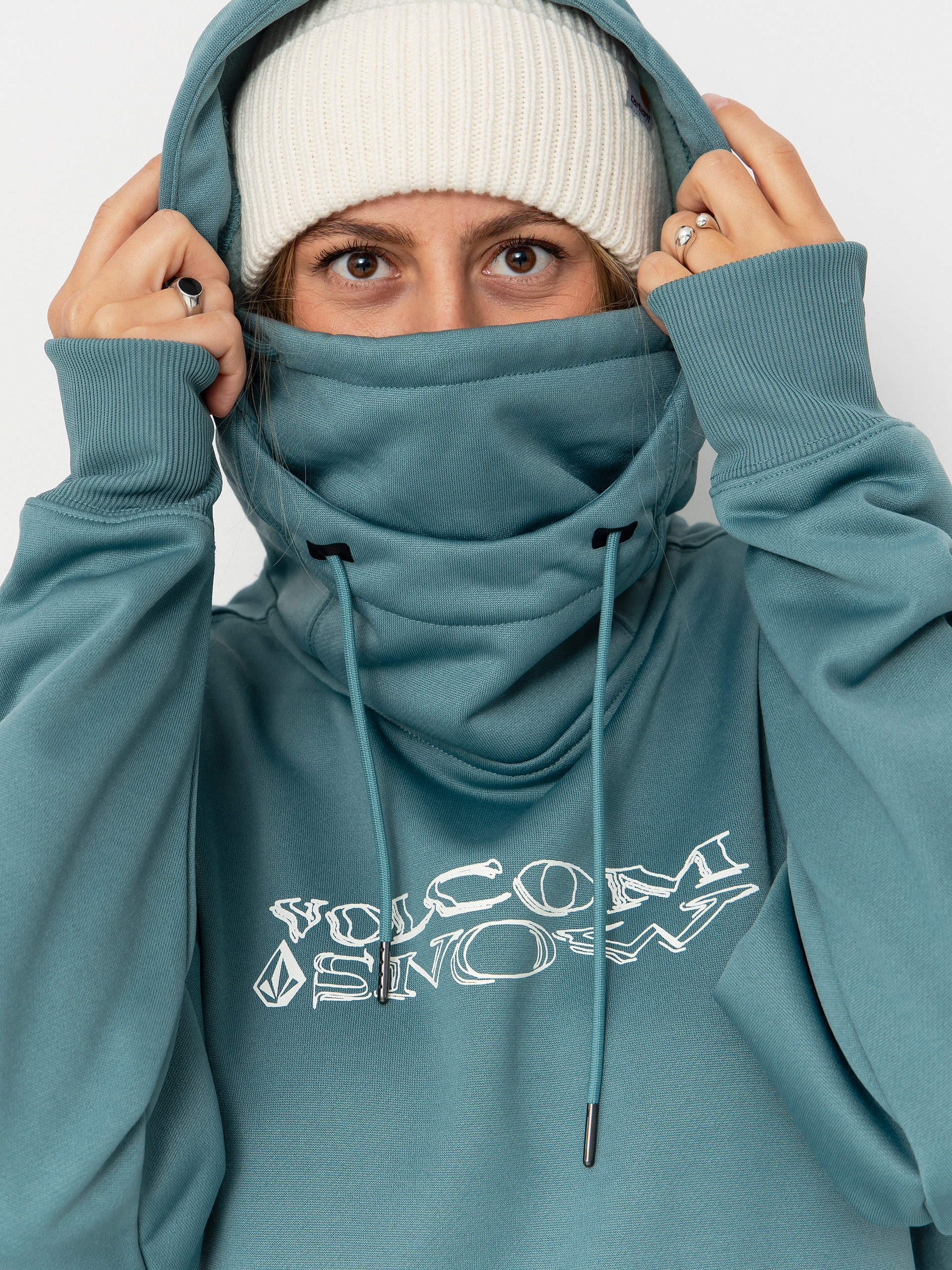 Volcom Riding Hydro HD Wmn Hoodie (arctic blue)