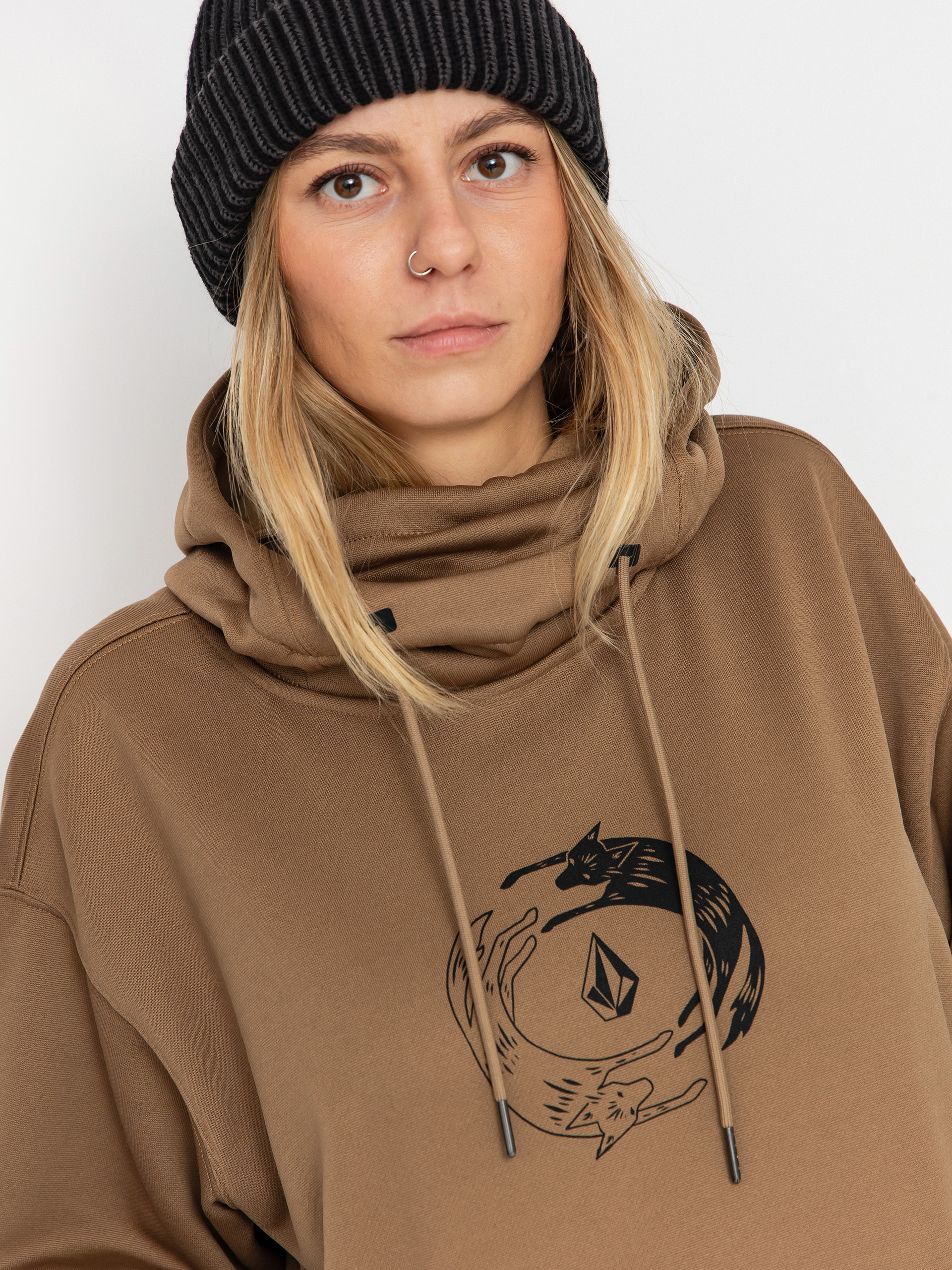 Volcom Riding Hydro HD Wmn Hoodie (bronze)
