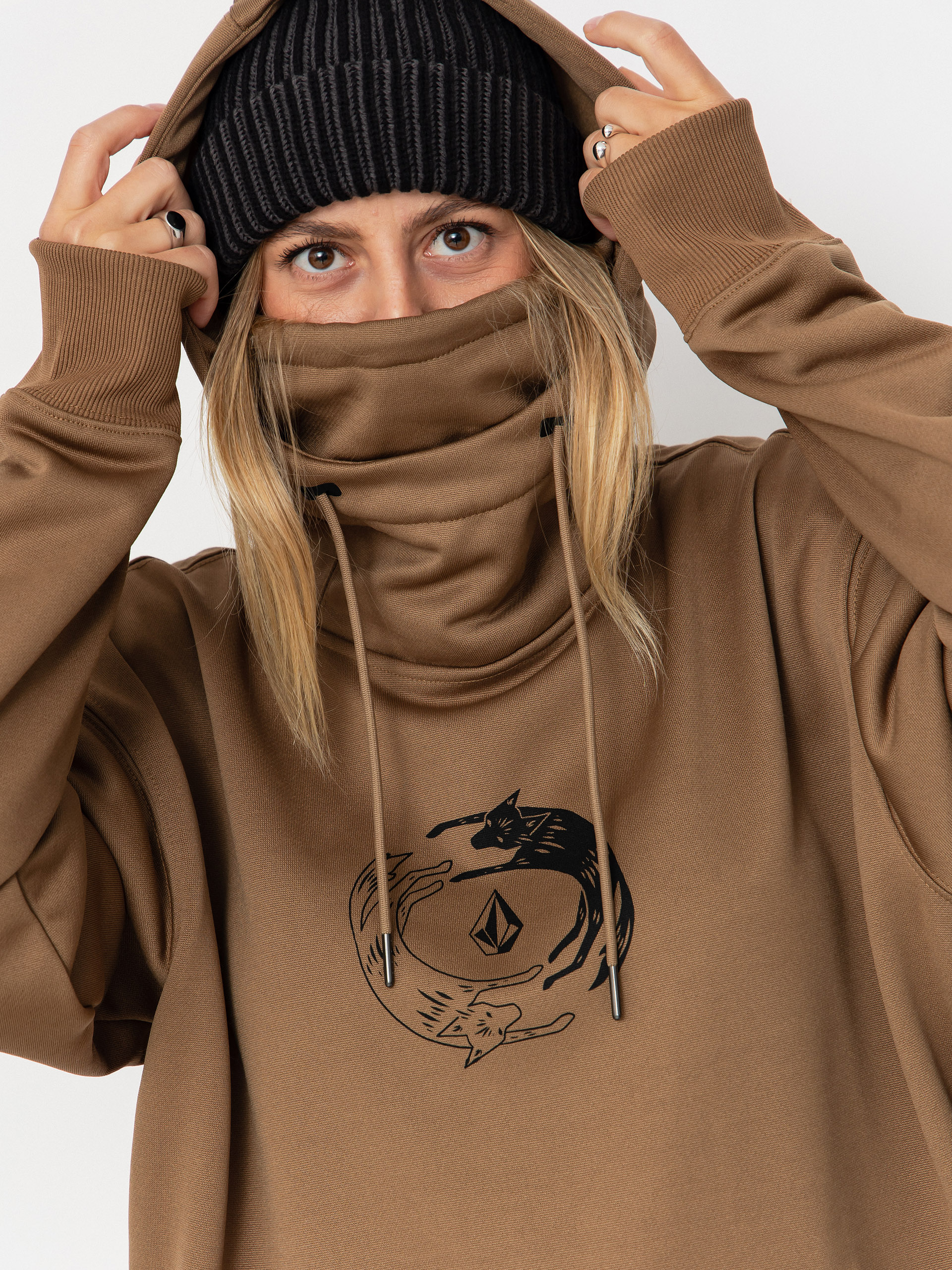Volcom Riding Hydro HD Wmn Hoodie (bronze)