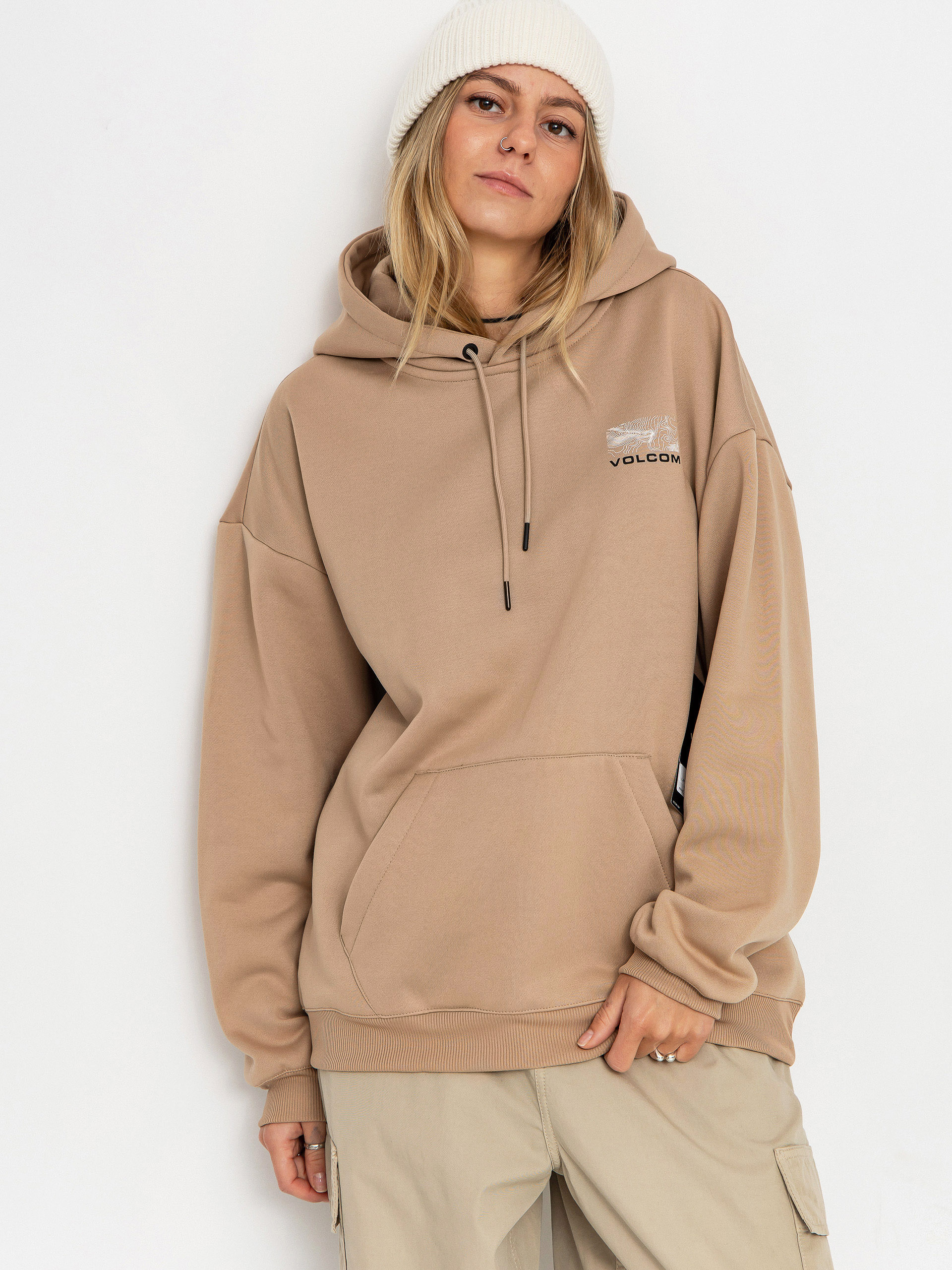 Volcom Essential Hydro HD Wmn Hoodie (oatmeal)