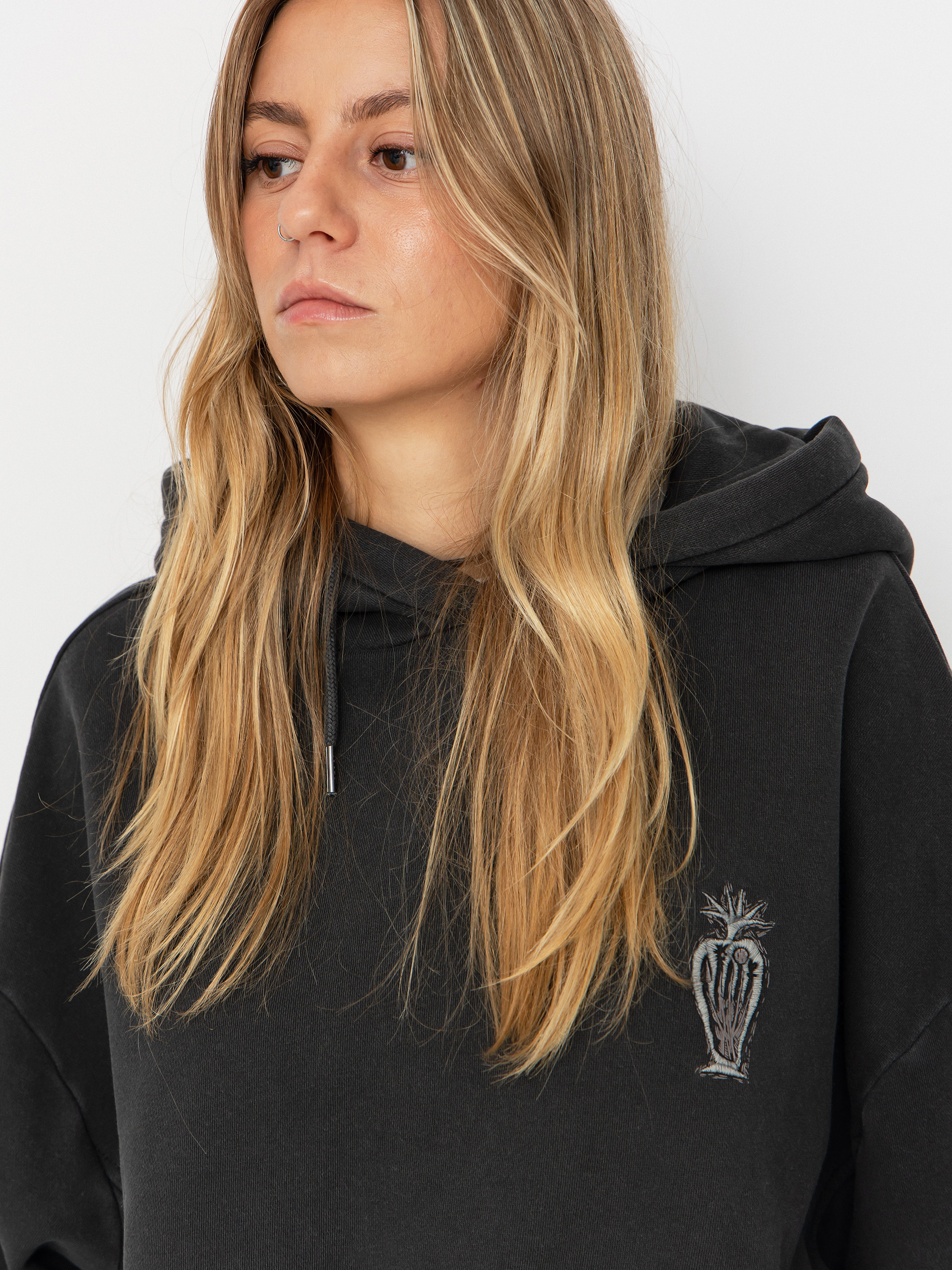 Volcom Fa Vaderetro HD Wmn Hoodie (vintage black)