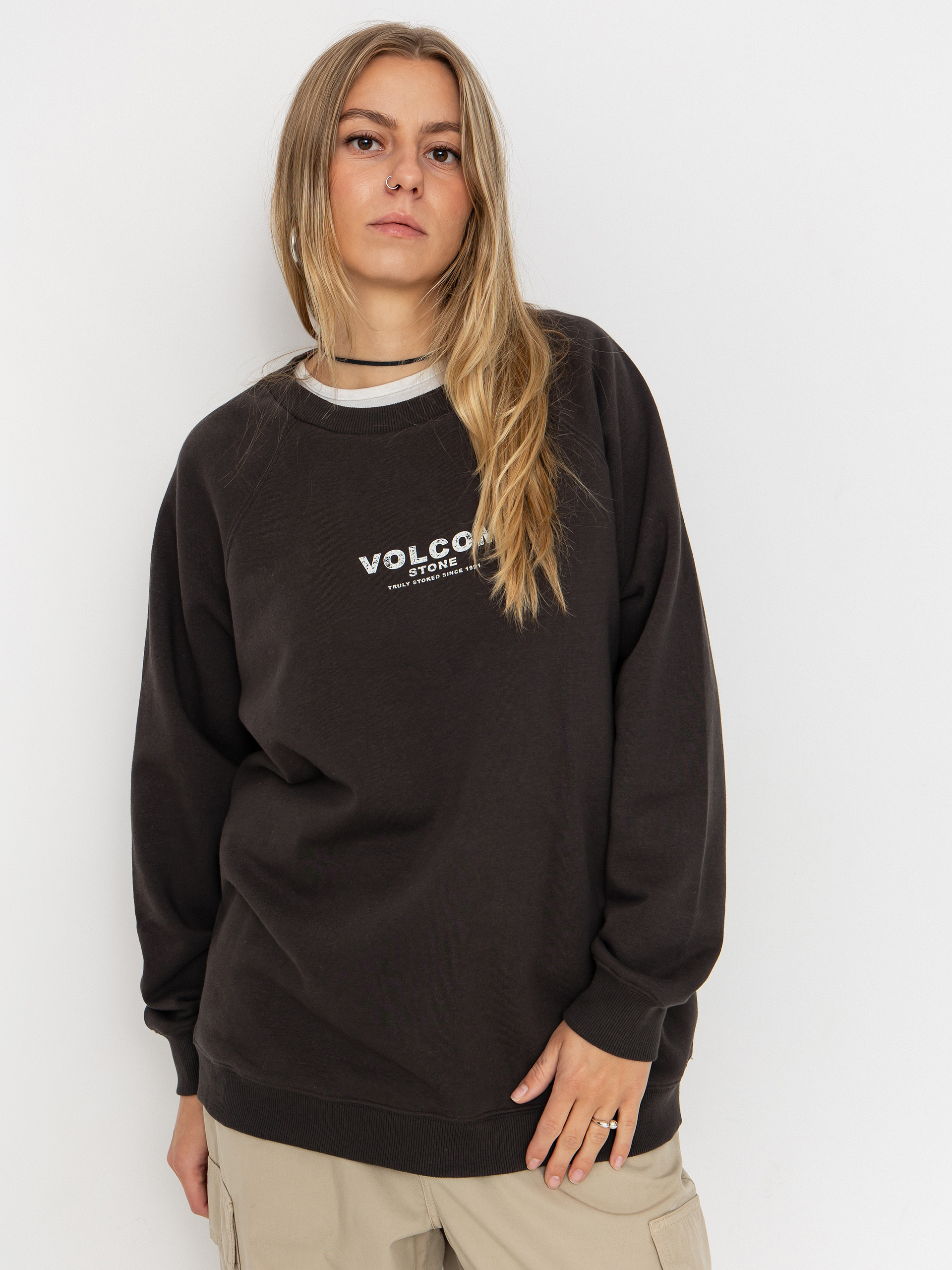 Volcom Stone Magic Crew Wmn Sweatshirt (vintage black)