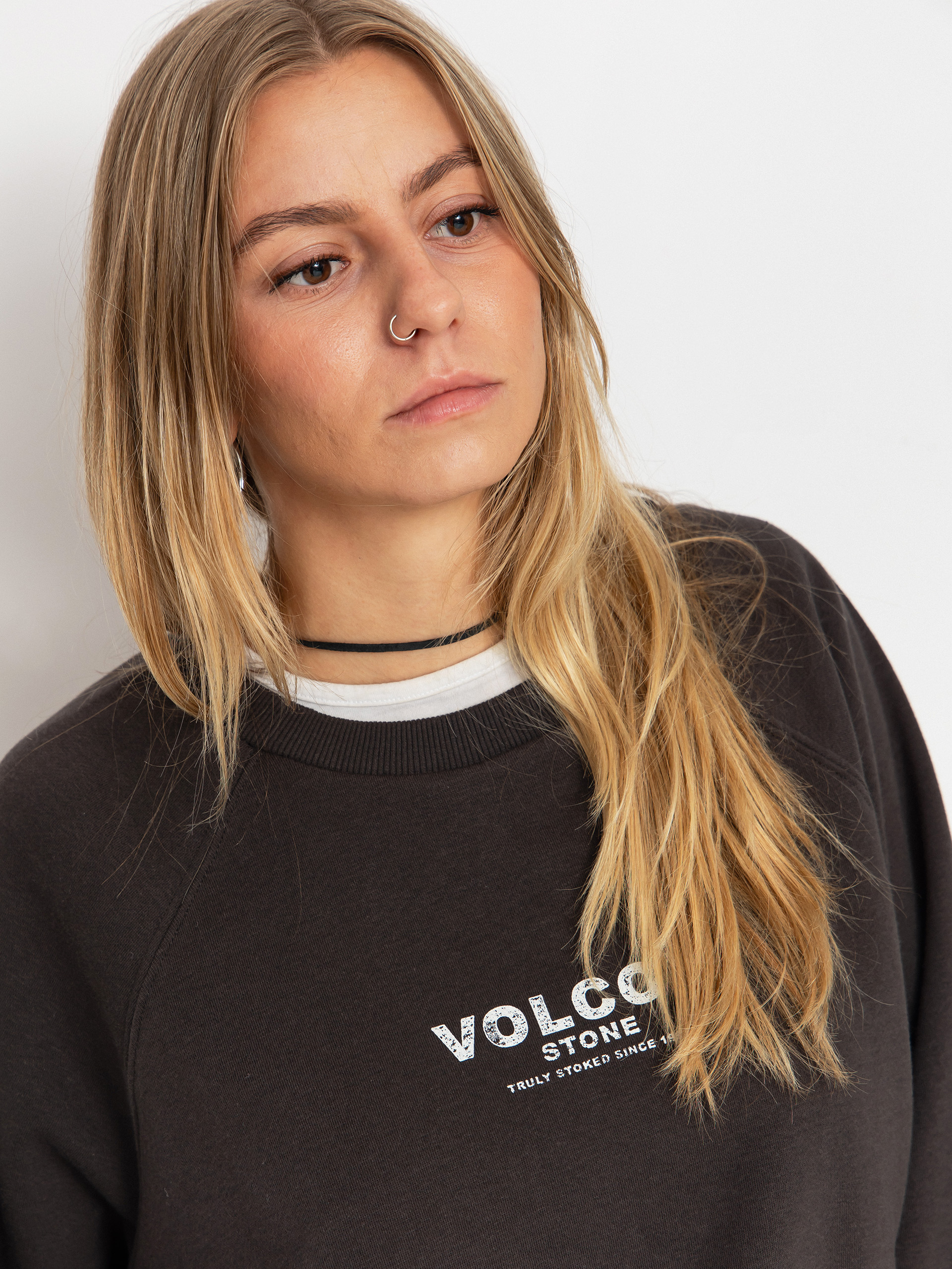 Volcom Stone Magic Crew Wmn Sweatshirt (vintage black)