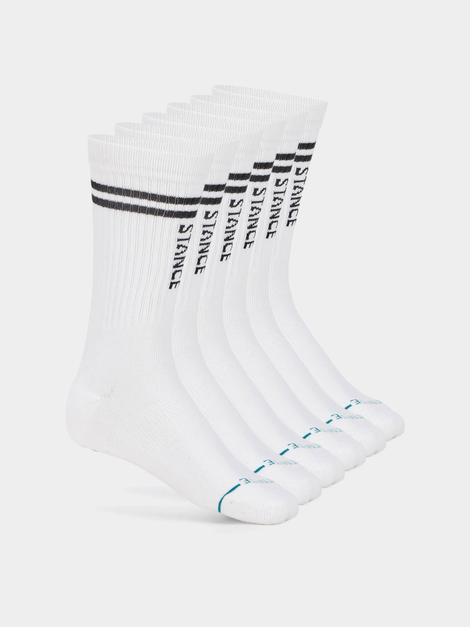 Stance Socken Core 6 Pack Crew (white)