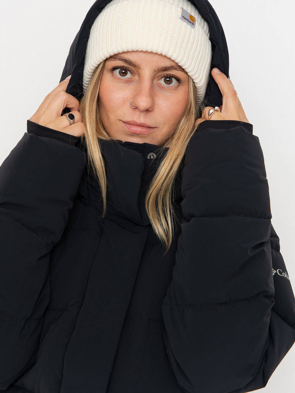 Columbia Amaze Puff Hooded Wmn Jacke (black)