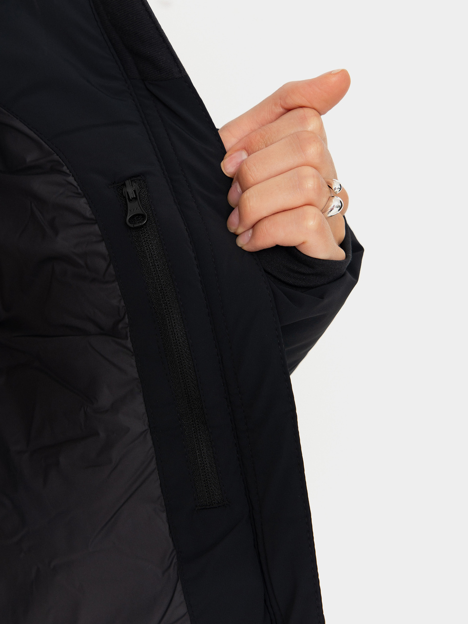 Columbia Amaze Puff Hooded Wmn Jacket (black)