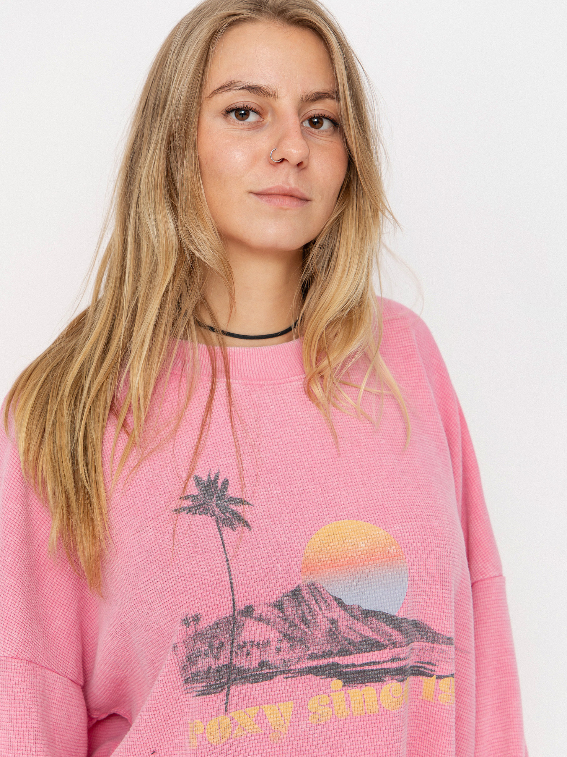 Roxy Eastside Midweight Wmn Sweatshirt (pink cosmos)