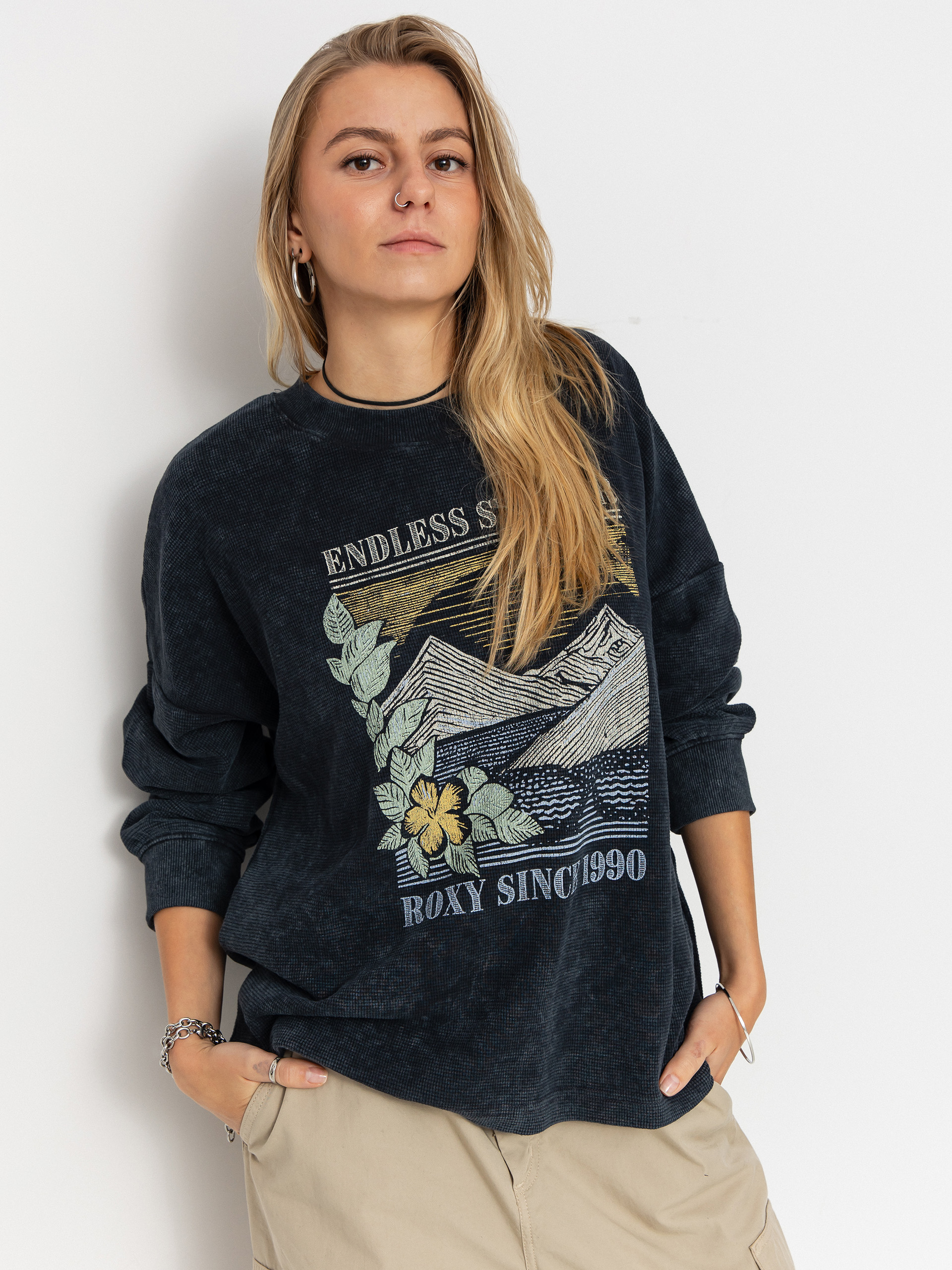 Roxy Eastside Midweight Wmn Sweatshirt (anthracite)