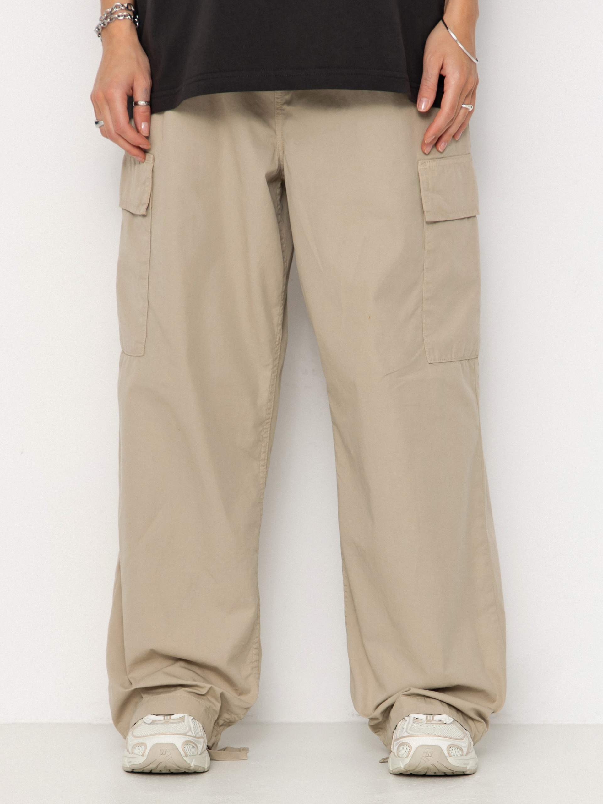 パンツ andmary Heart point cargo pants beige S Carhartt WIP Kingston Wmn Pants - beige (wall/garment dyed)