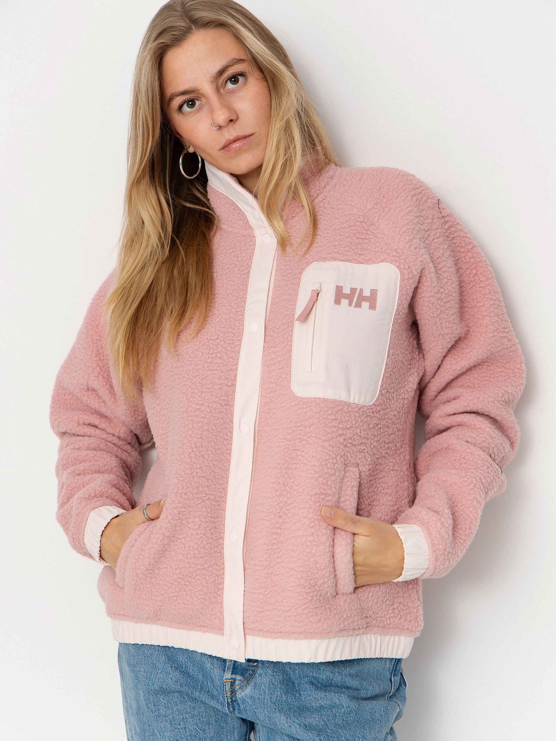 Helly Hansen Fleece Imperial Pile Snap Wmn - pink (pink salt)