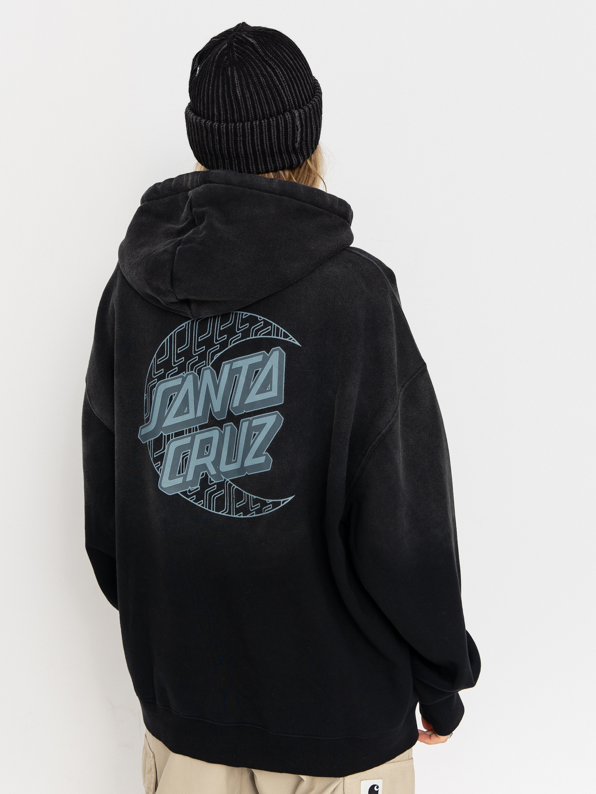 Santa Cruz Imprint Moon Dot Wmn Sweatshirt (black wash)