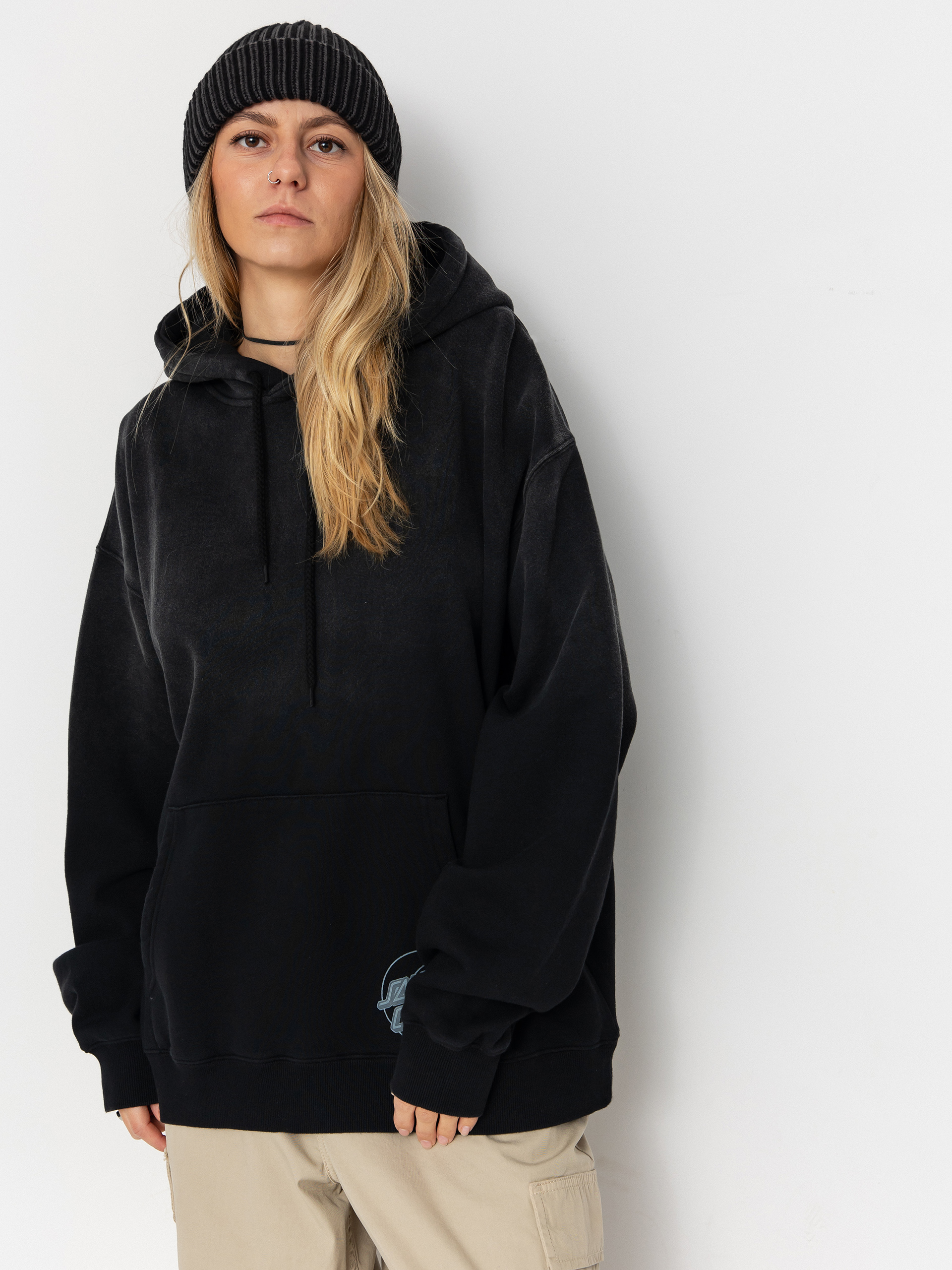 Santa Cruz Imprint Moon Dot Wmn Sweatshirt (black wash)