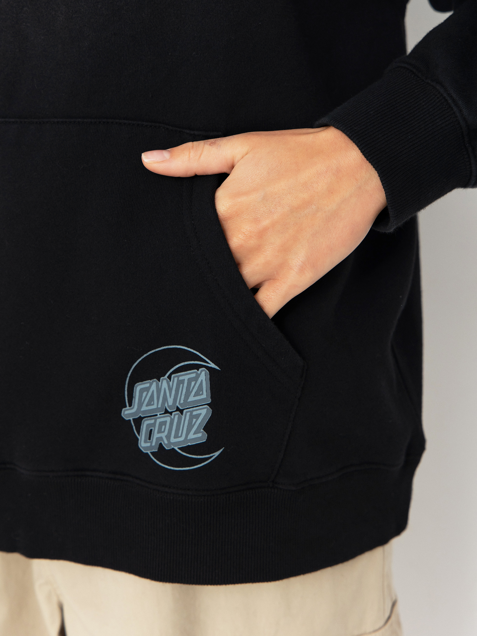 Santa Cruz Imprint Moon Dot Wmn Sweatshirt (black wash)