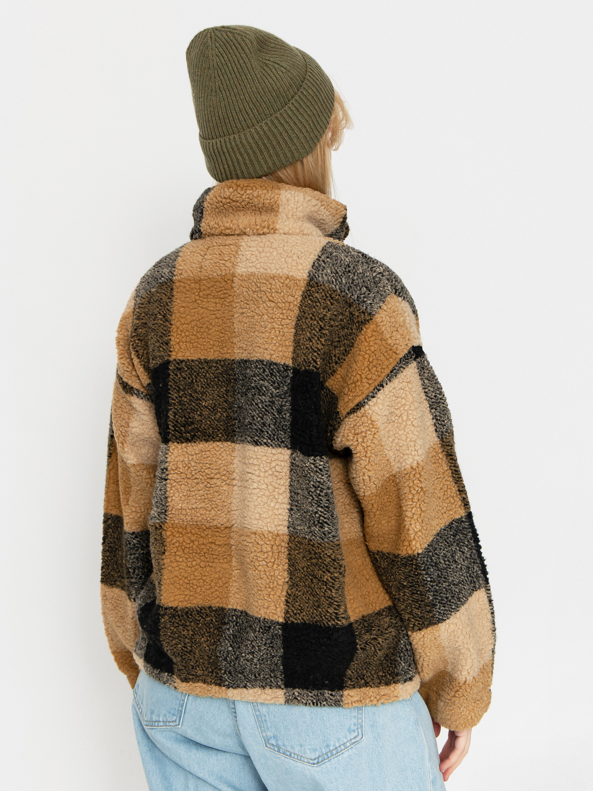 Womens Kavu Loven Fleece  (hilltop plaid)