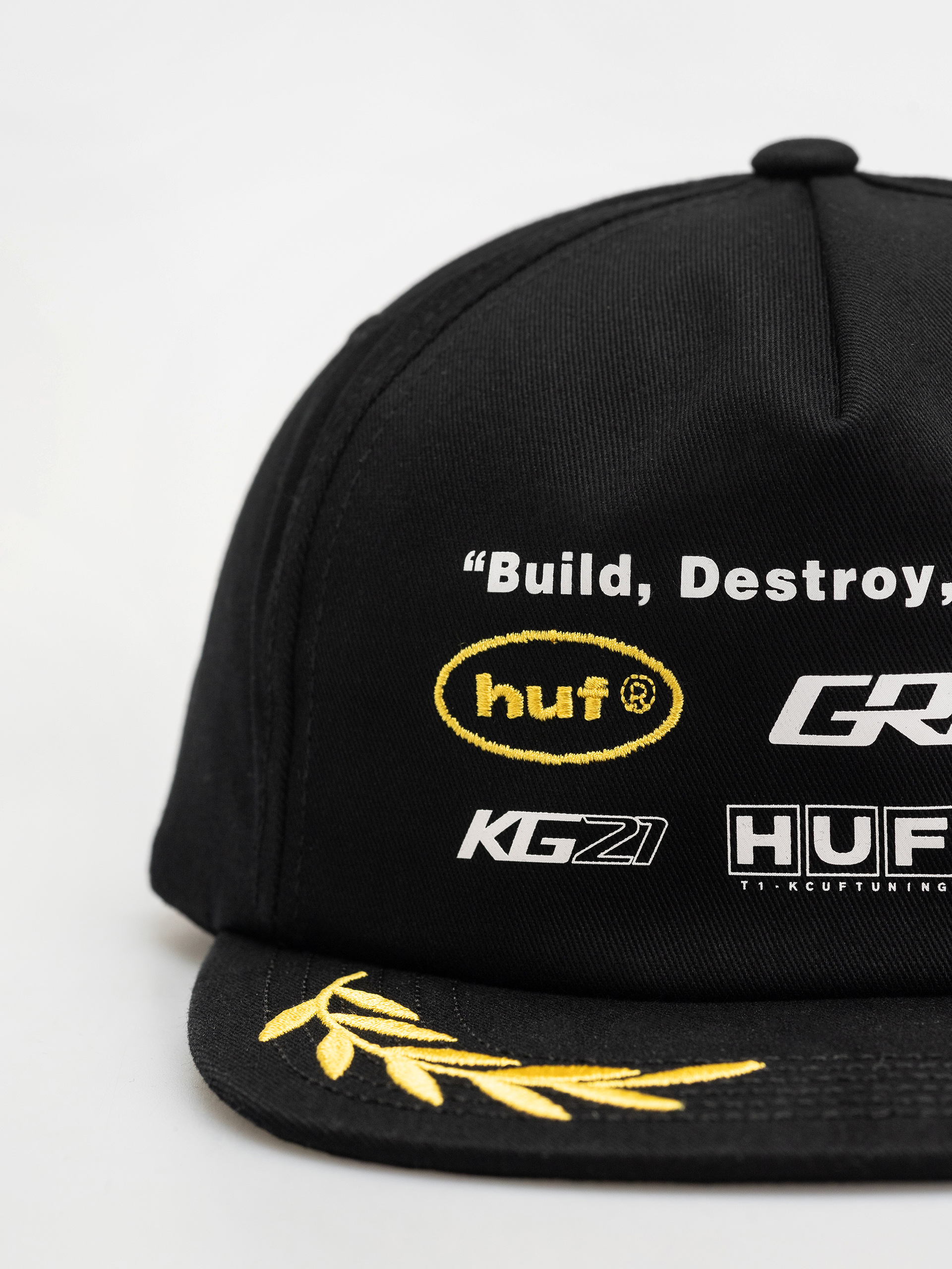 HUF X Greddy Team Snapback Cap (black)