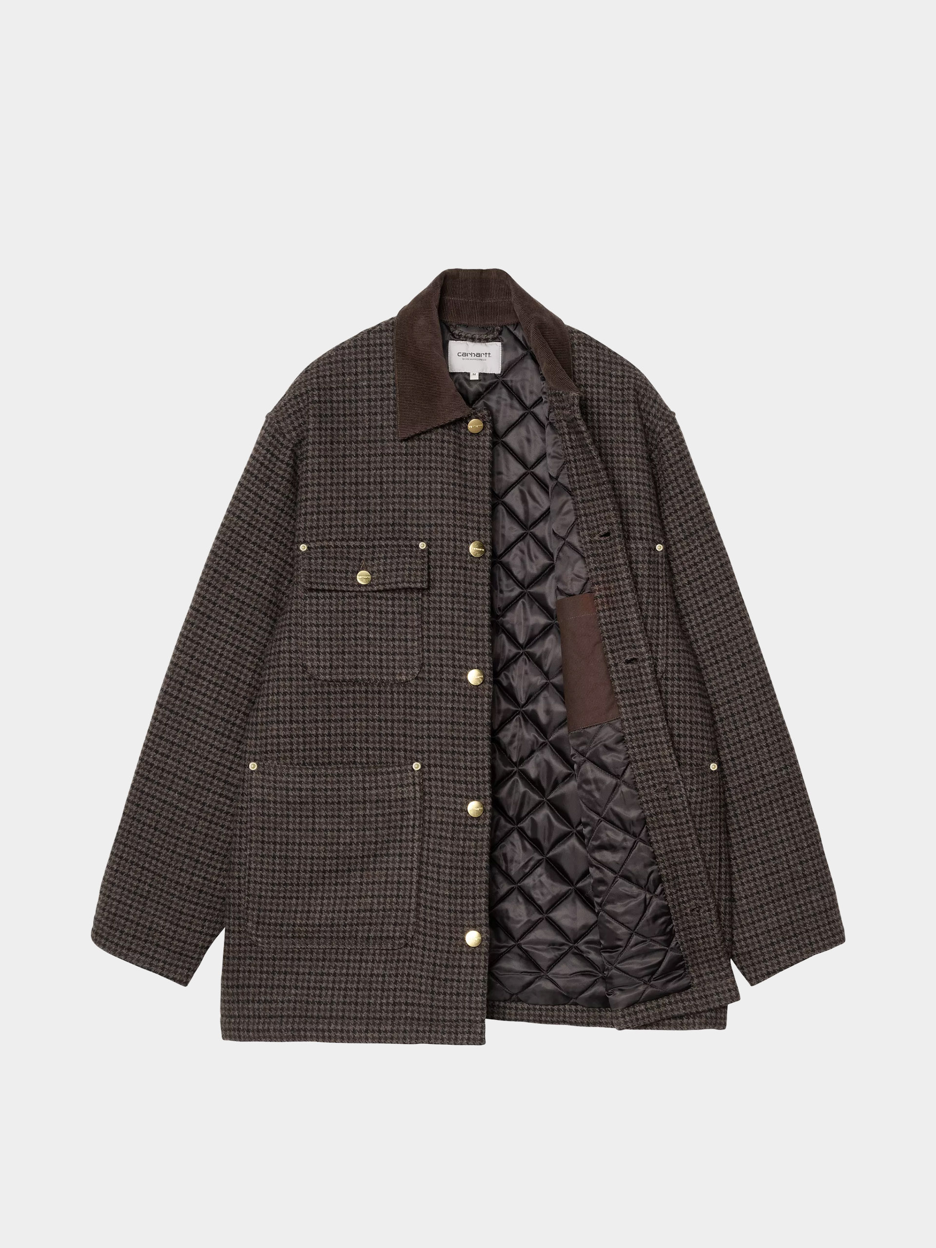 Carhartt WIP Jacket Lowis - brown (lowis houndstooth/vitola heather)