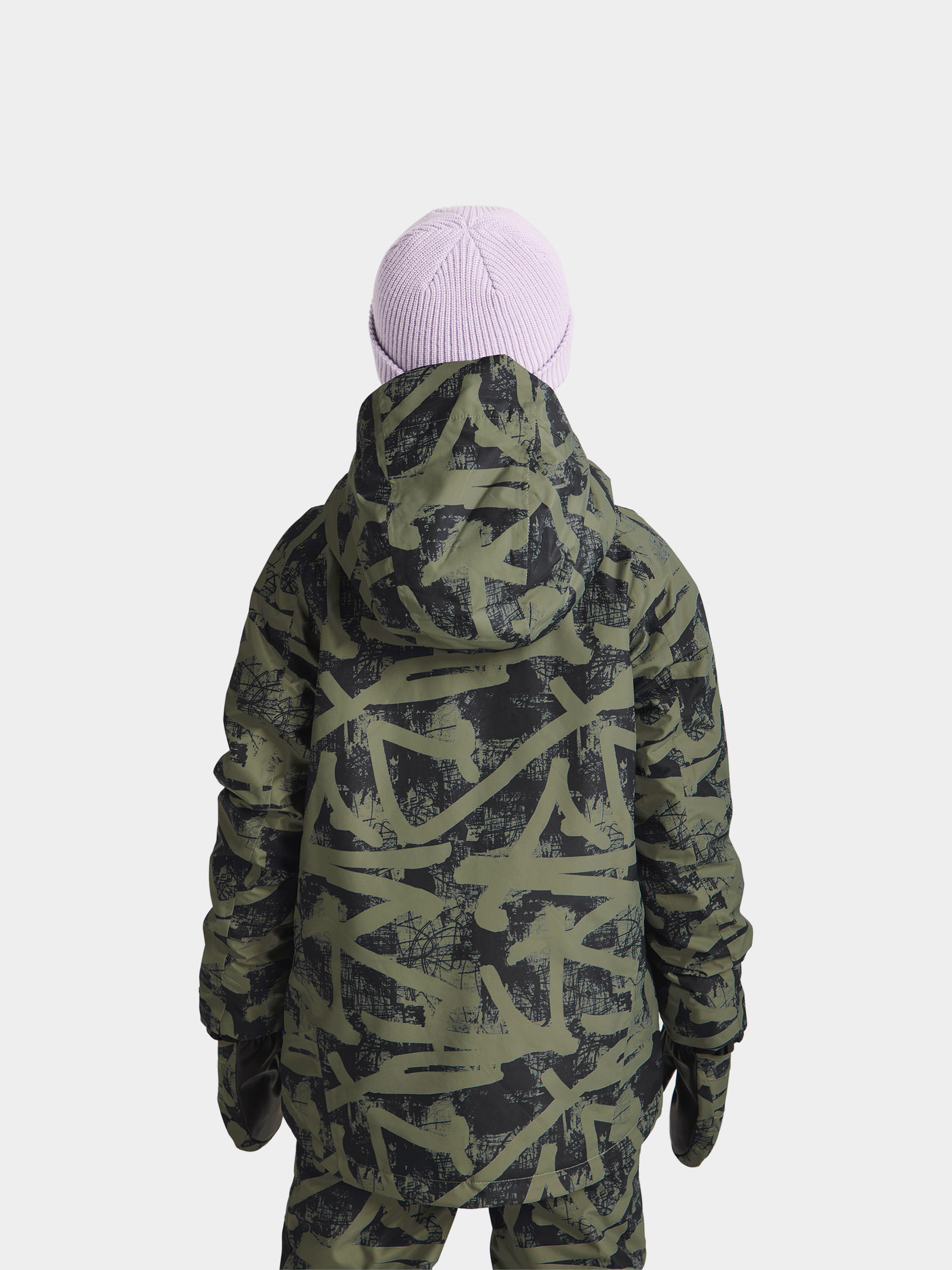 Burton Snowboard jacket Skimmer JR - camo (forest city streets)